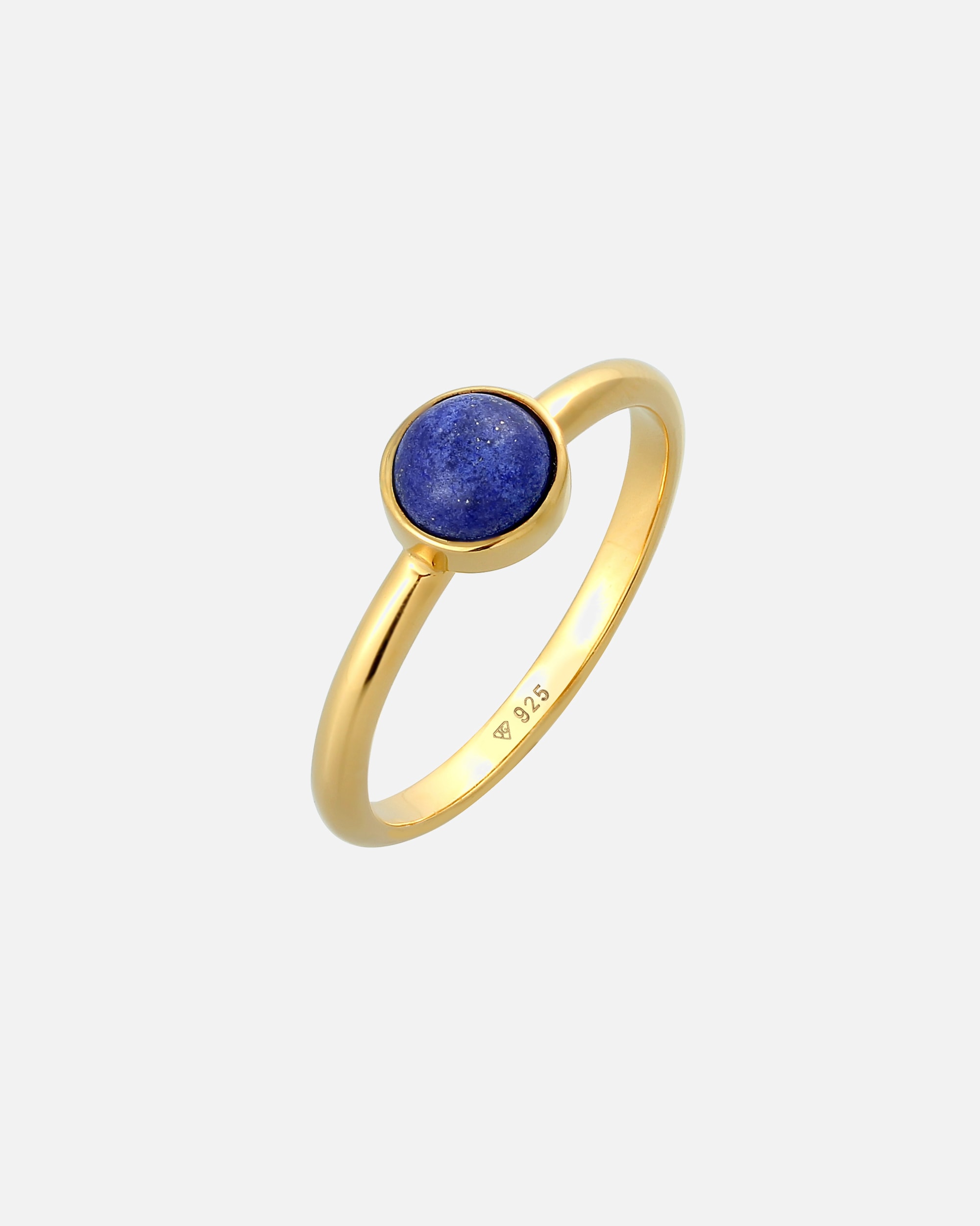 Pierścionek dla Kobieta Elli PREMIUM Damski soliter z kamieniem Lapis Lazuli (kamień szlachetny) w srebrze próby 925 Sterling Silver 58