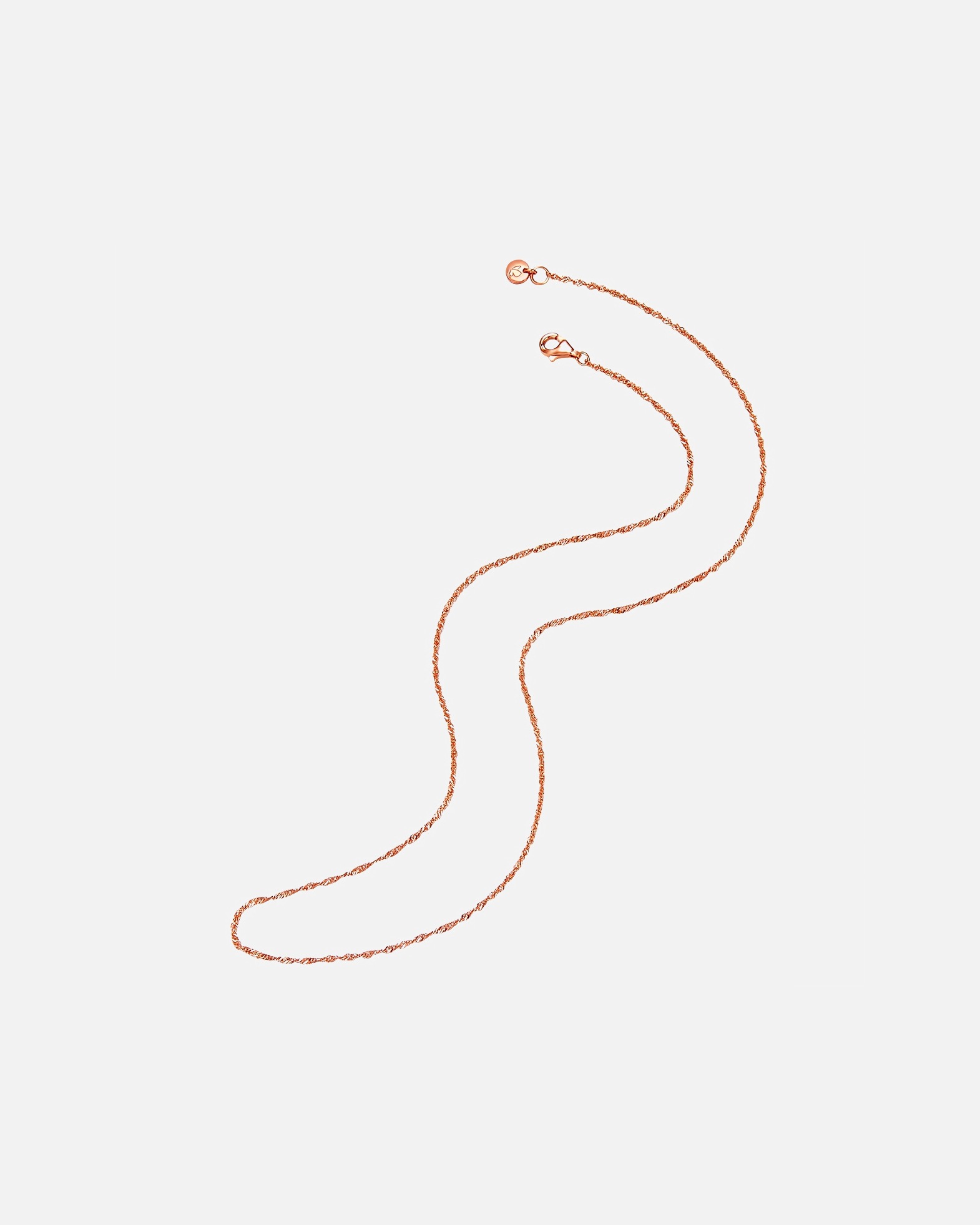 Naszyjnik dla Kobieta Glanzstücke München Naszyjnik srebrny srebro wysokiej próby różowe złoto 40 cm