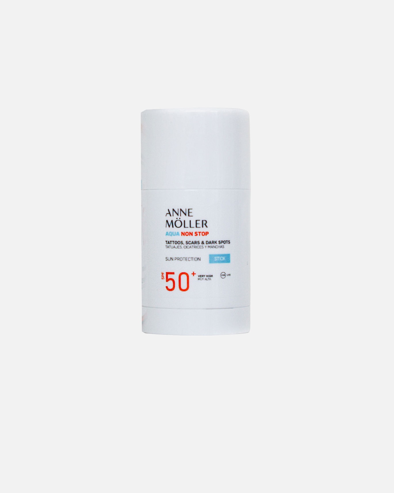 Krem do opalania dla Unisex Anne Möller AQUA NON STOP utrwala tatuaże, blizny i przebarwienia SPF50+ 25 gr