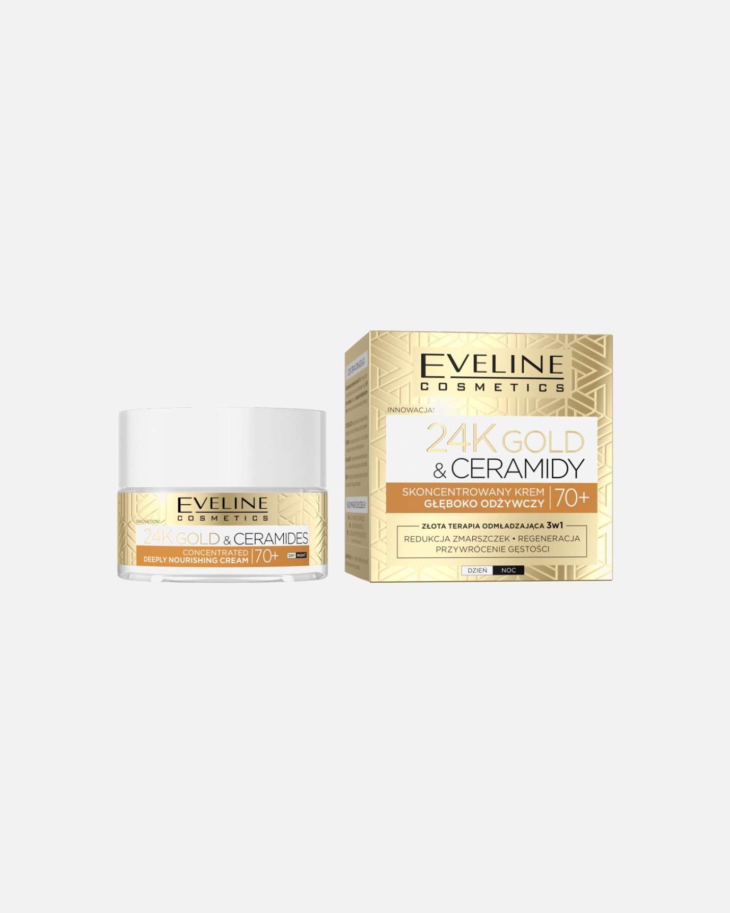 Krem do twarzy dla Kobieta Eveline Cosmetics 24k Gold 50 ml