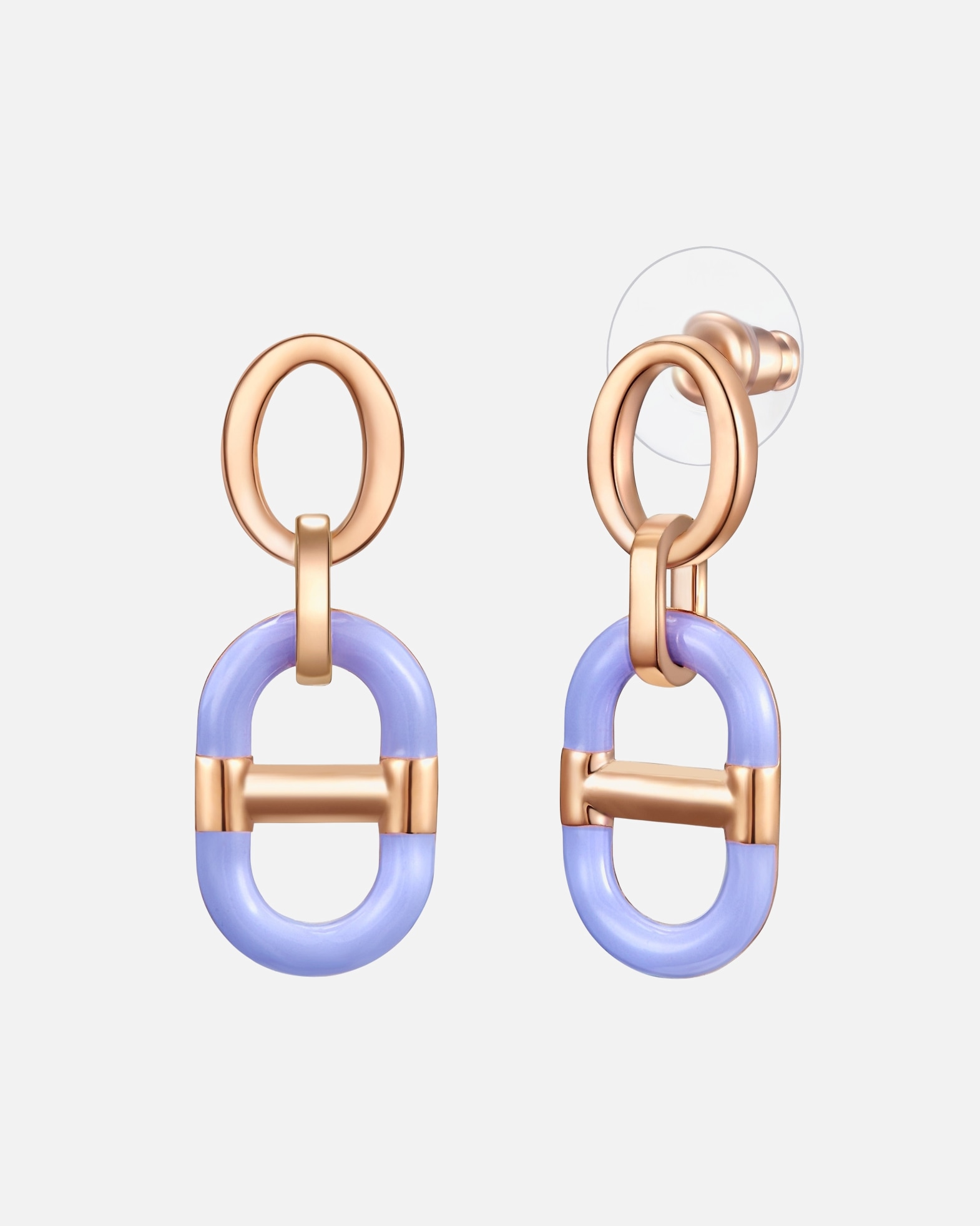 Kolczyki dla Kobieta Lulu & Jane Kolczyki Stop metali Różowy złoty 34,6 mm