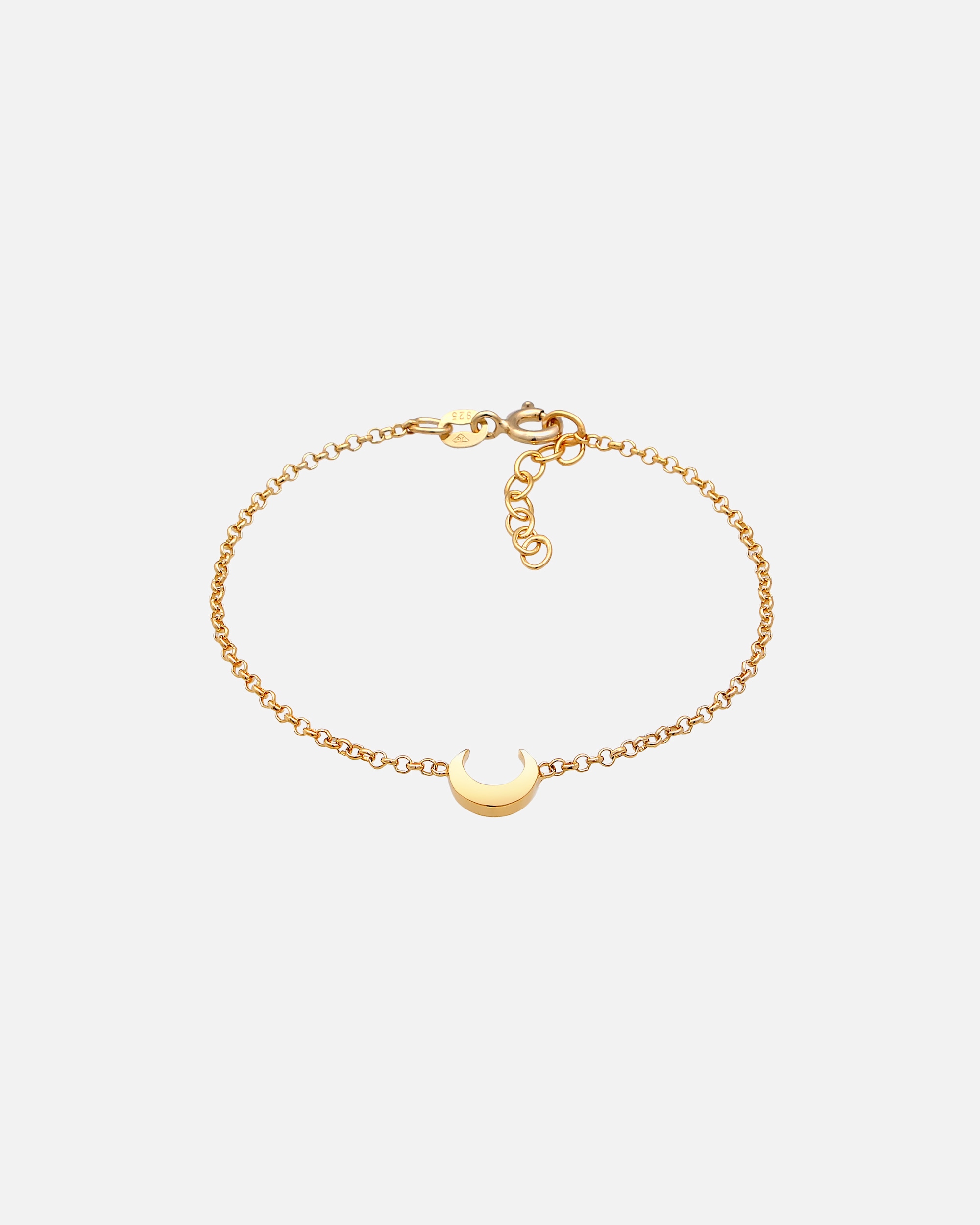 Bransoletka dla Kobieta Elli Dziecięcy wisiorek z półksiężycem symbol Astro ze srebra próby 925 Sterling Silver 14