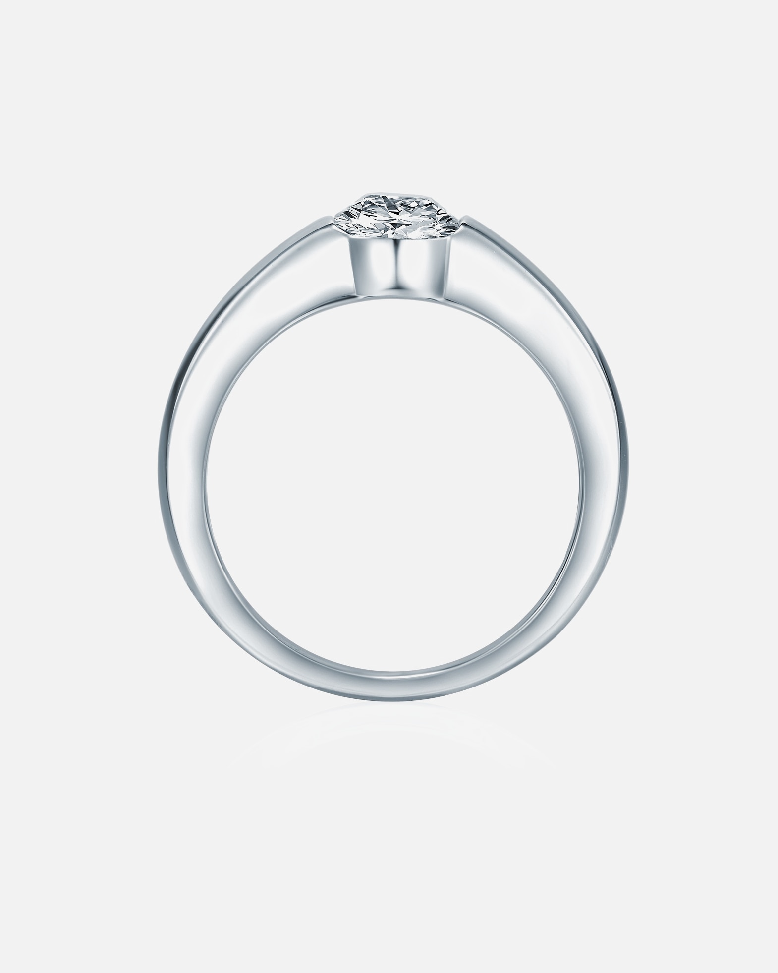 Pierścionek dla Kobieta Trilani Pierścionek z Srebro wysokiej próby w Srebrny 58