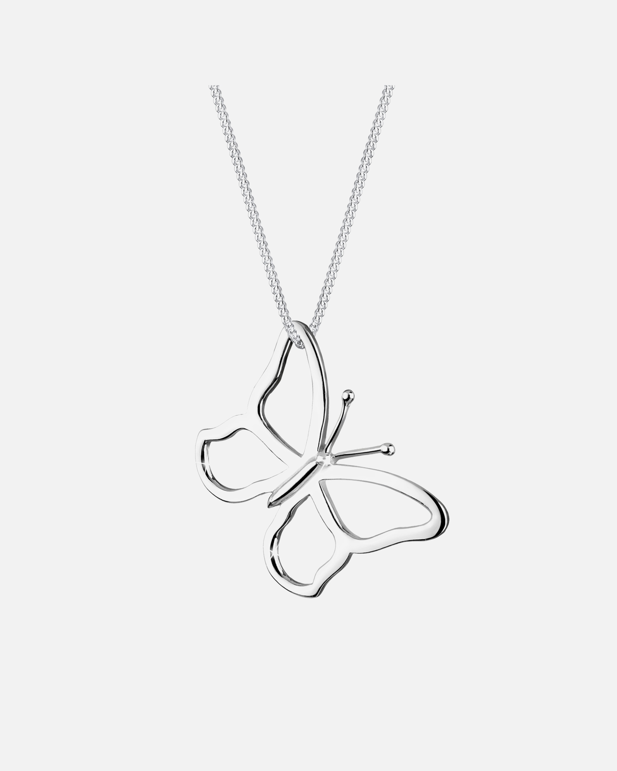 Naszyjnik dla Kobieta Elli Damska zawieszka filigranowy motyl w srebrze próby 925 Sterling Silver 50