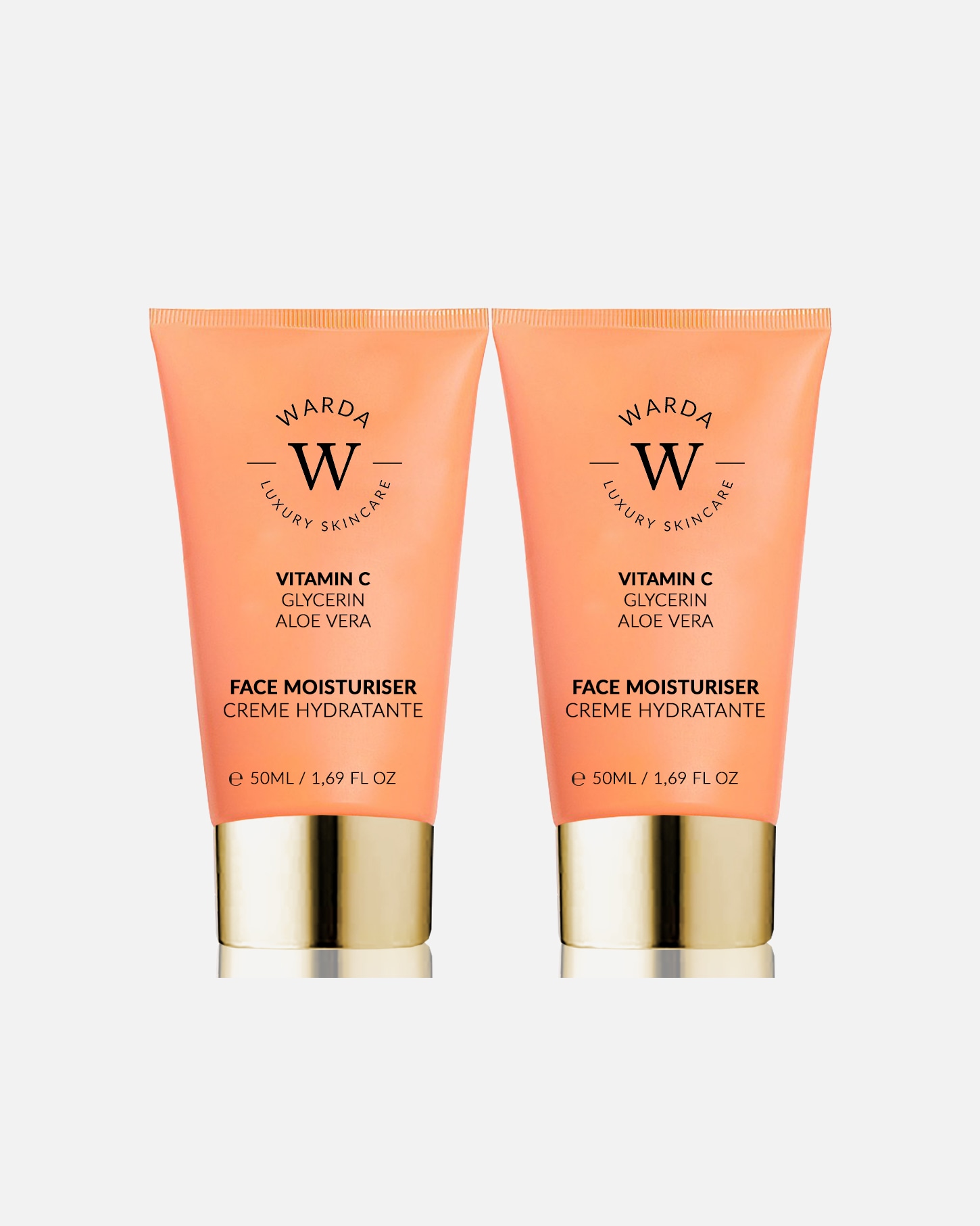 Krem do twarzy dla Kobieta WARDA LUXURY SKINCARE Podwójne opakowanie witaminy C pod oczy 1 sztukaka