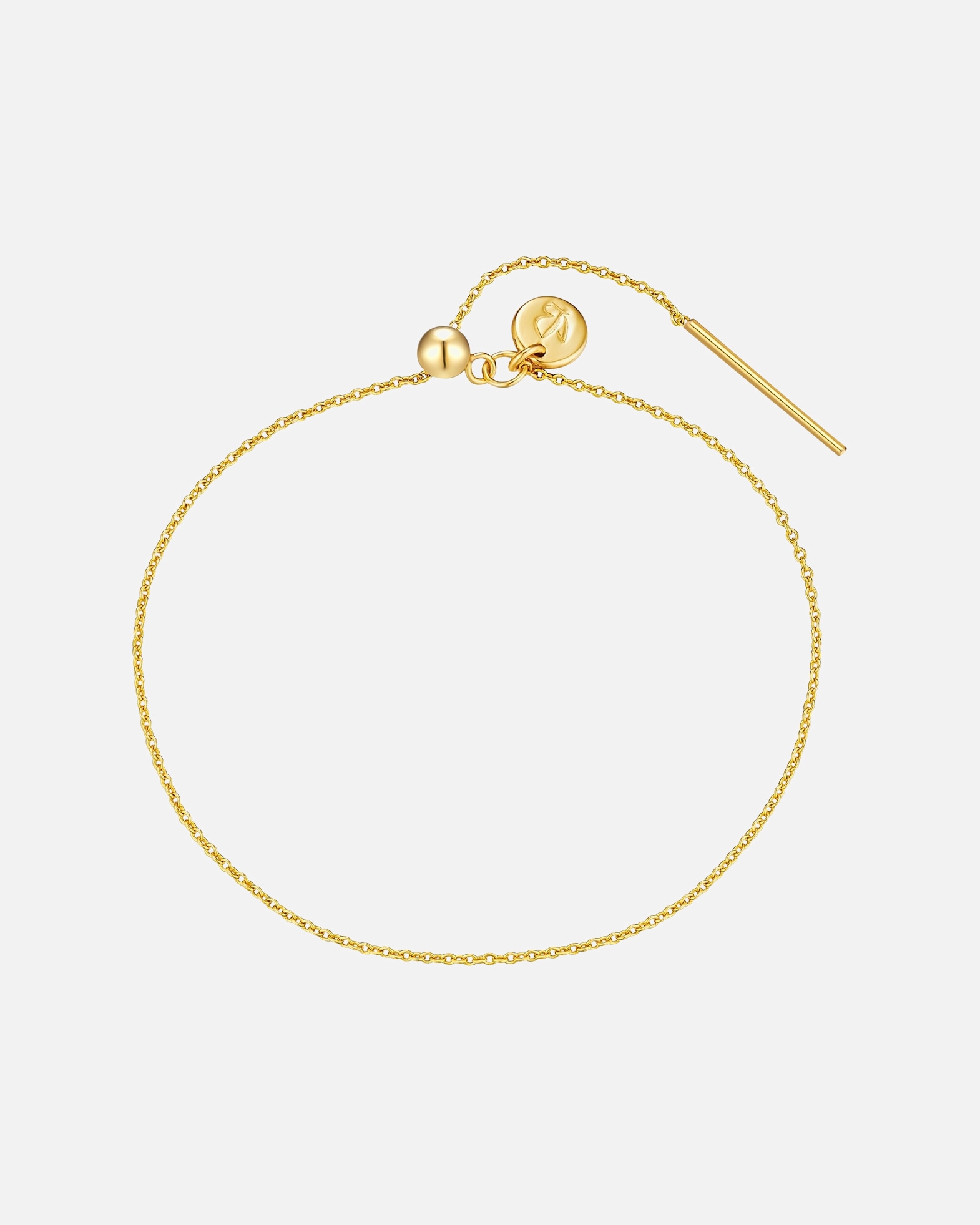 Bransoletka dla Kobieta Bransoletka Srebro wysokiej próby Żółte złoto 20,0 cm