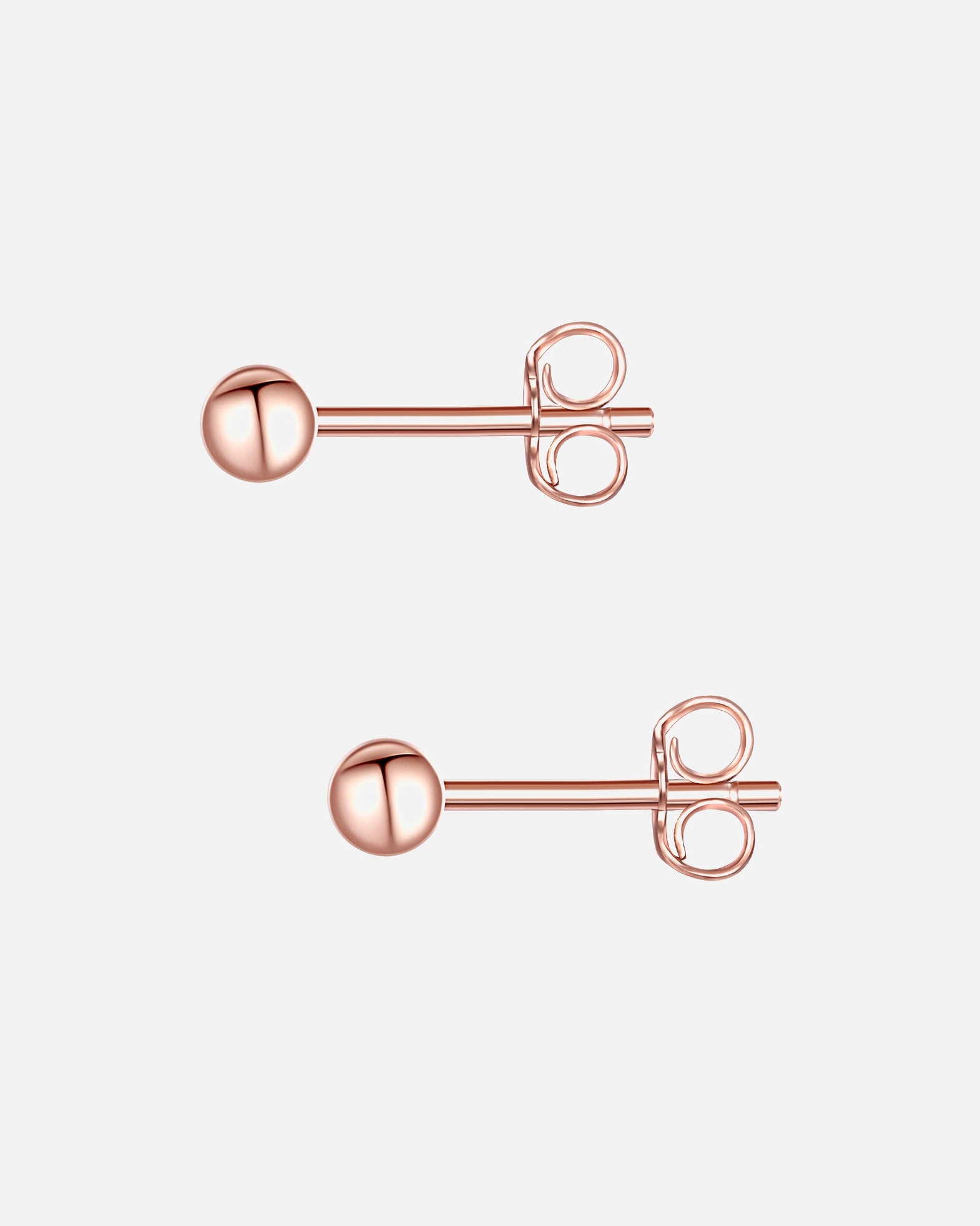 Kolczyki dla Kobieta Glanzstücke München Srebrne kolczyki sztyfty srebro wysokiej próby srebrny 3,0 mm