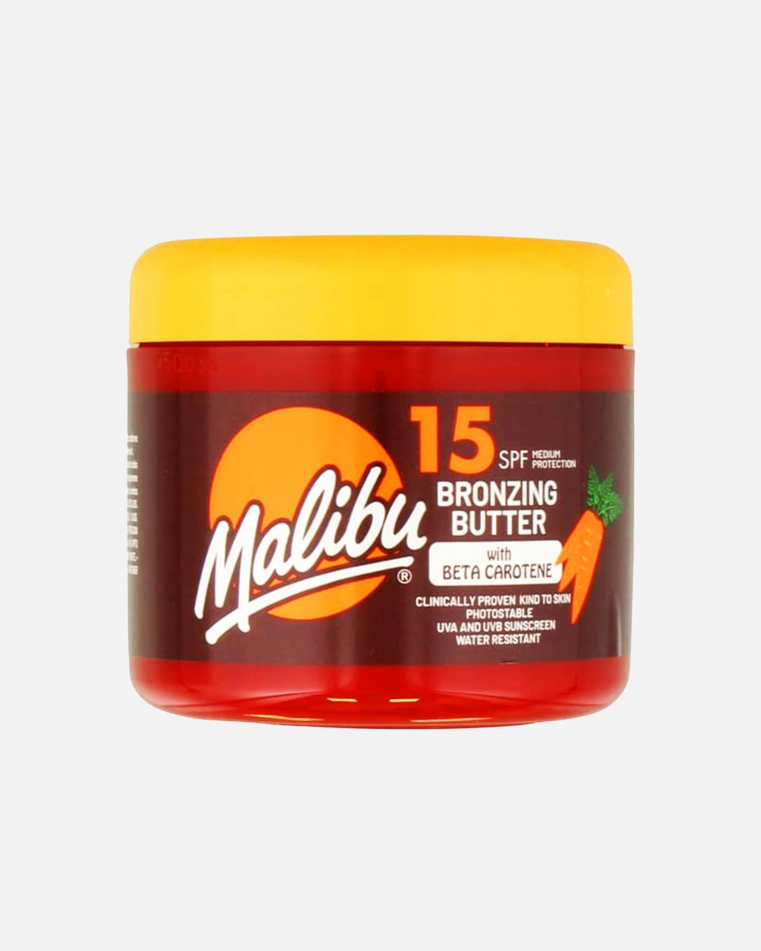 Krem przeciwsłoneczny do ciała dla Unisex Malibu Brązujące masło do opalania SPF15 300 ml