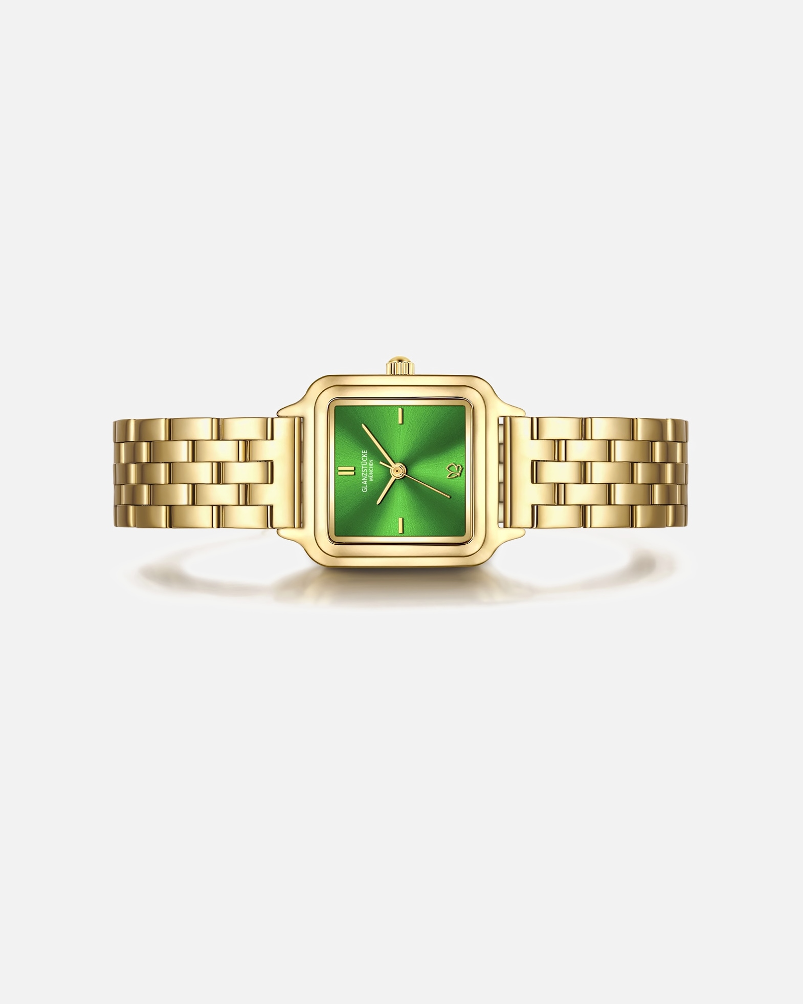 Zegar dla Kobieta Glanzstücke München Zegarek na reke ze stali nierdzewnej w kolorze zlotym 25,0x32,0 mm