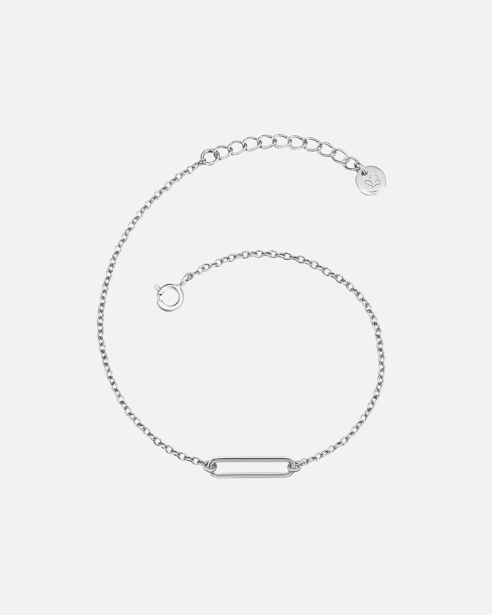 Bransoletka dla Kobieta Srebrna bransoleta srebro wysokiej próby srebrny 17,0 cm Basislänge + 3,0 cm Verlängerung