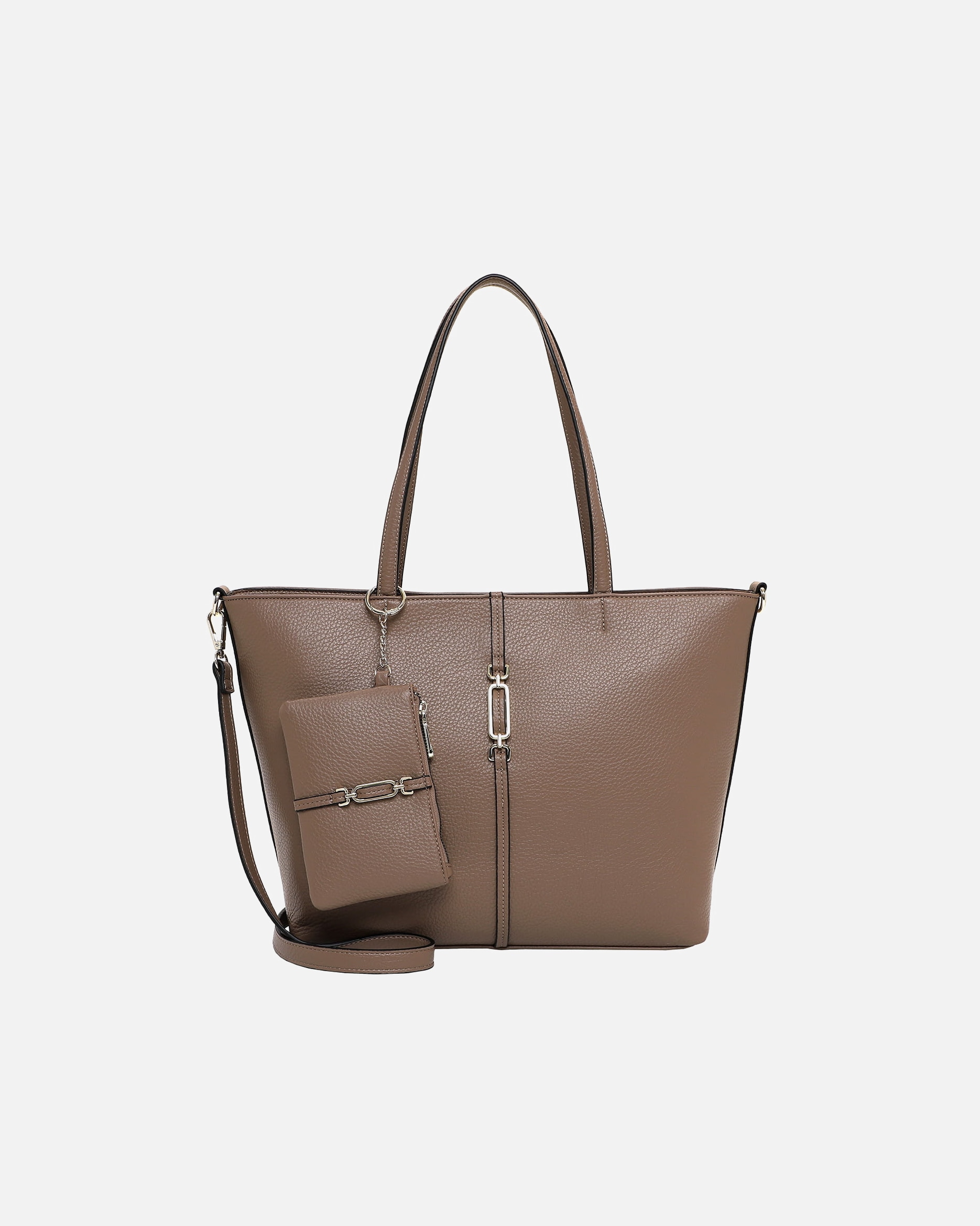 Torba dla Kobieta Emily & Noah Torebka Shopper E&N Lewe Taupe