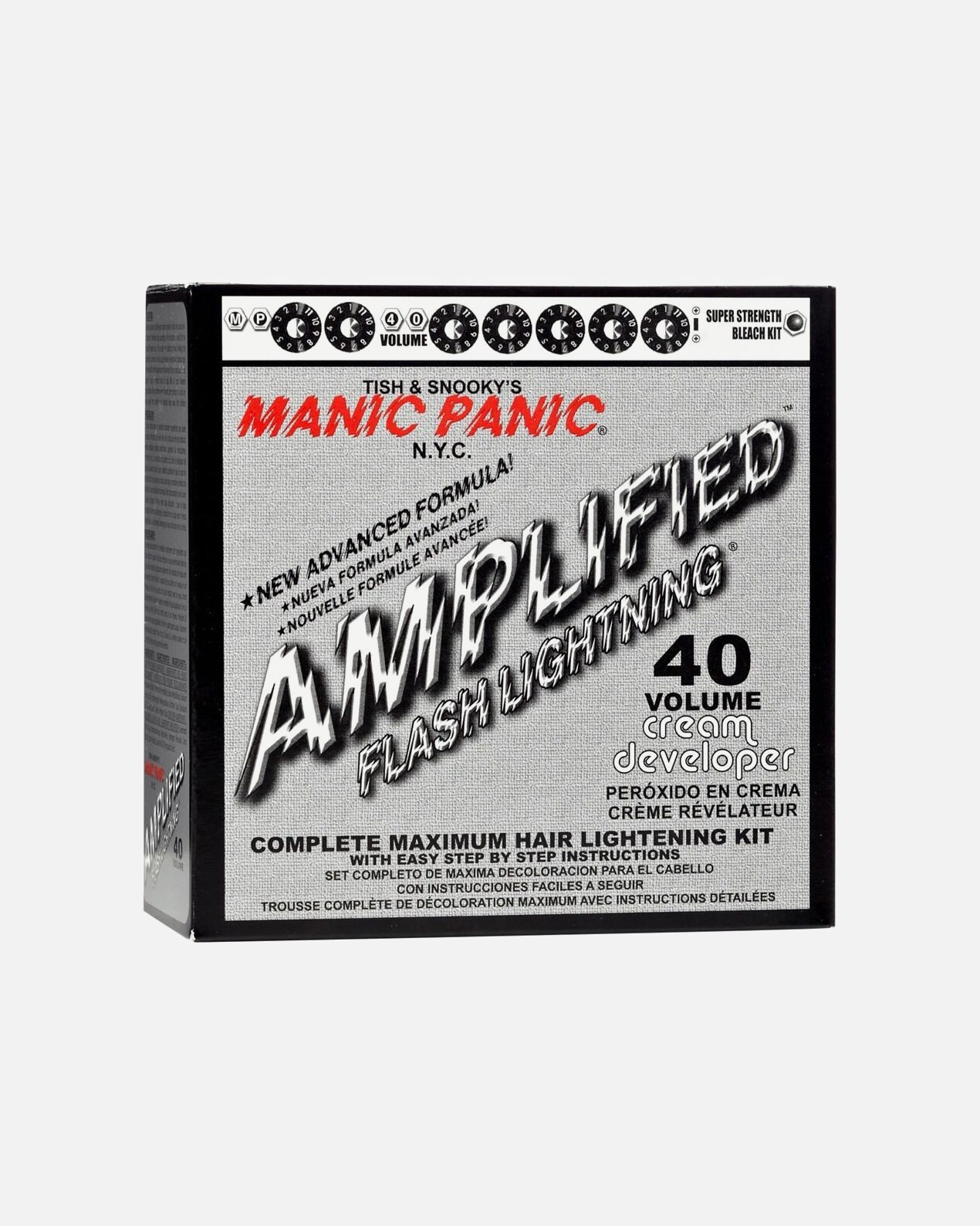 Rozjaśnienie włosów dla Unisex Manic Panic Flash Lightning Bleach Kit 40 Volume 1 sztuka