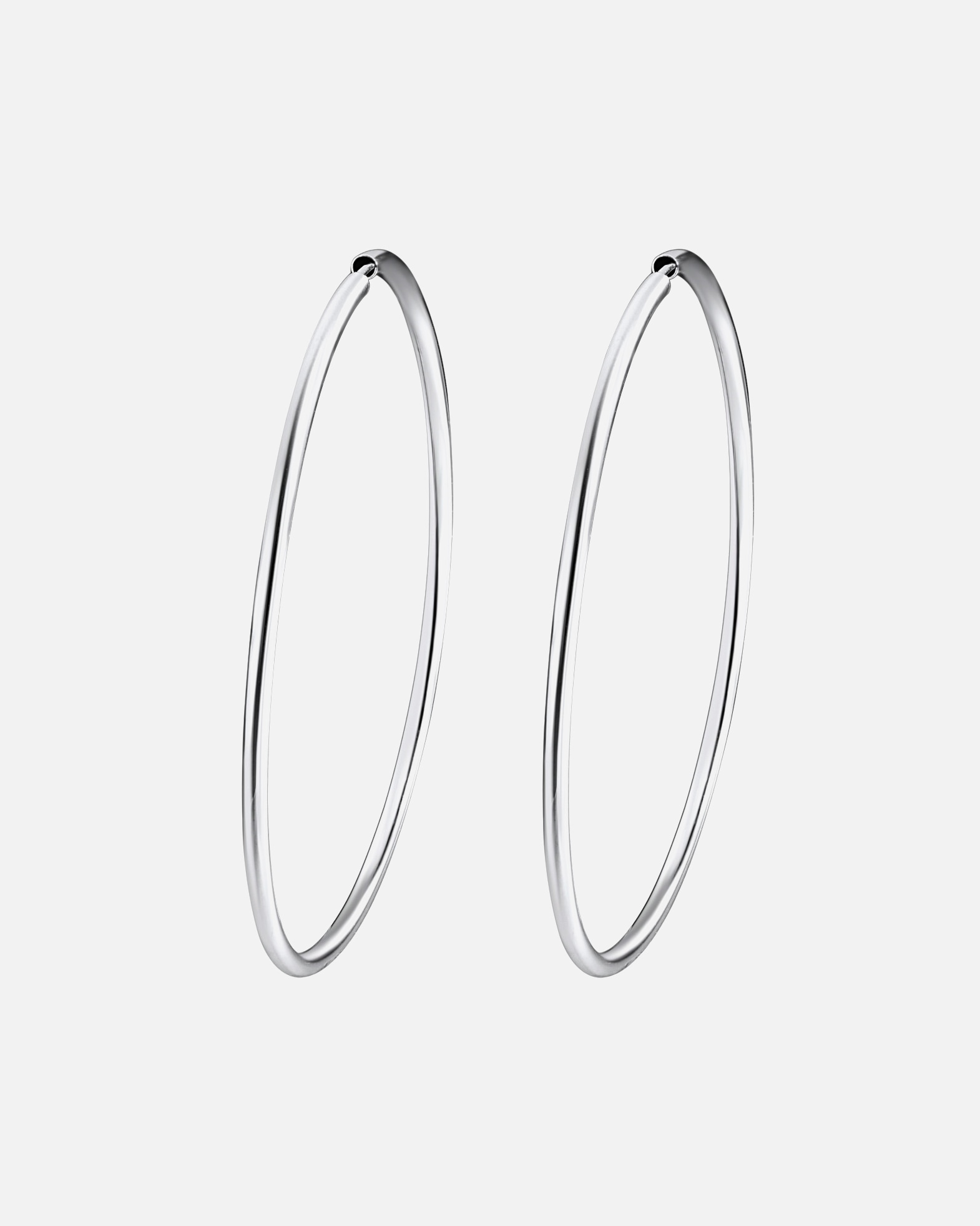 Obrączki dla Kobieta Rafaela Donata Srebrne kolczyki kreole srebro wysokiej próby srebrny 70,0 mm