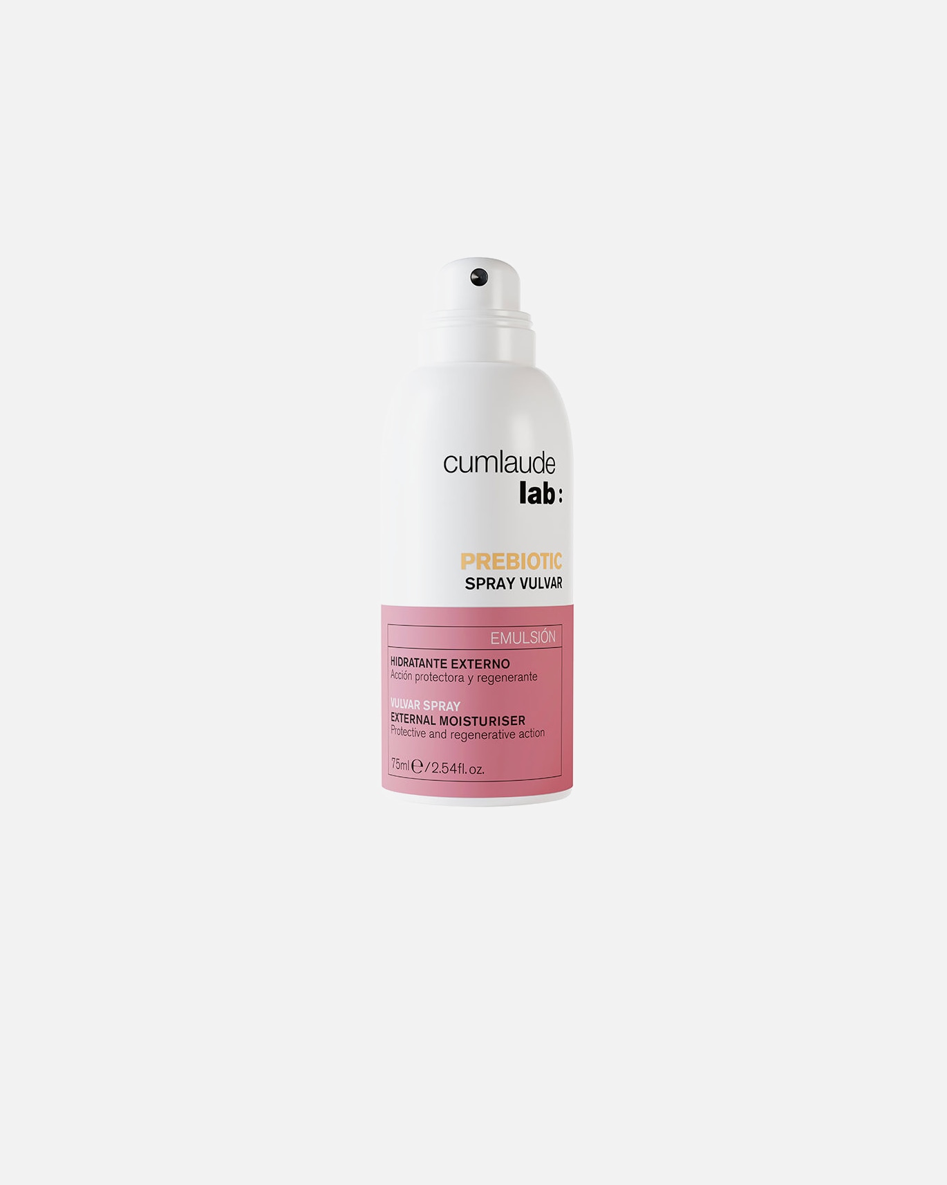 Pielęgnacja miejsc intymnych dla Kobieta Cumlaude Lab PREBIOTYCZNY spray ochronny i regeneracyjny na srom 75 ml