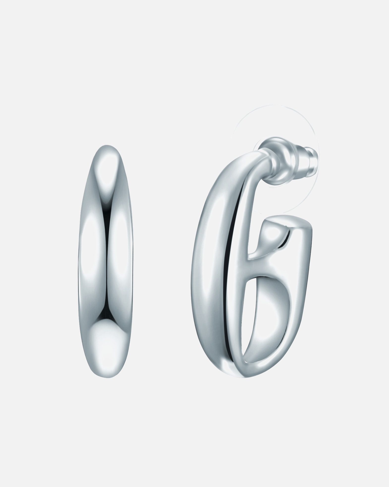 Kolczyki dla Kobieta Lulu & Jane Kolczyki Stop metali Srebrny 23,0 mm