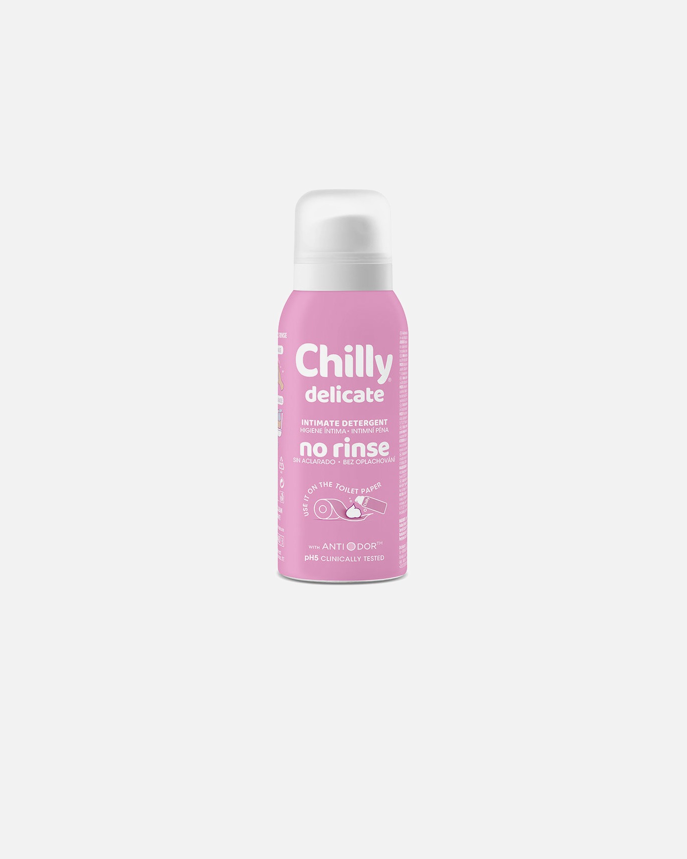 Pielęgnacja miejsc intymnych dla Unisex Chilly Delikatna pianka w sprayu bez spłukiwania 100 ml