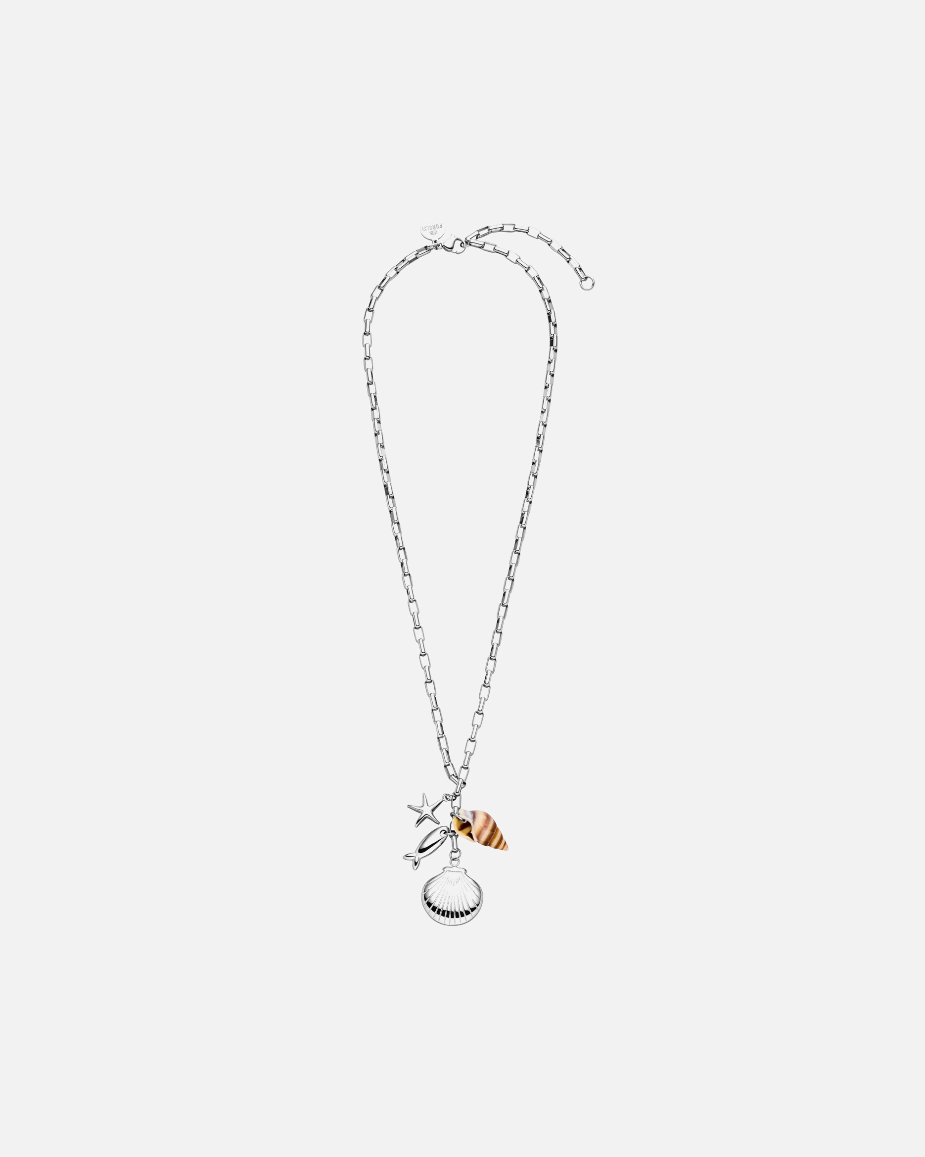 Naszyjnik dla Unisex Purelei Purelei Łańcuch Ocean Crush Srebrny