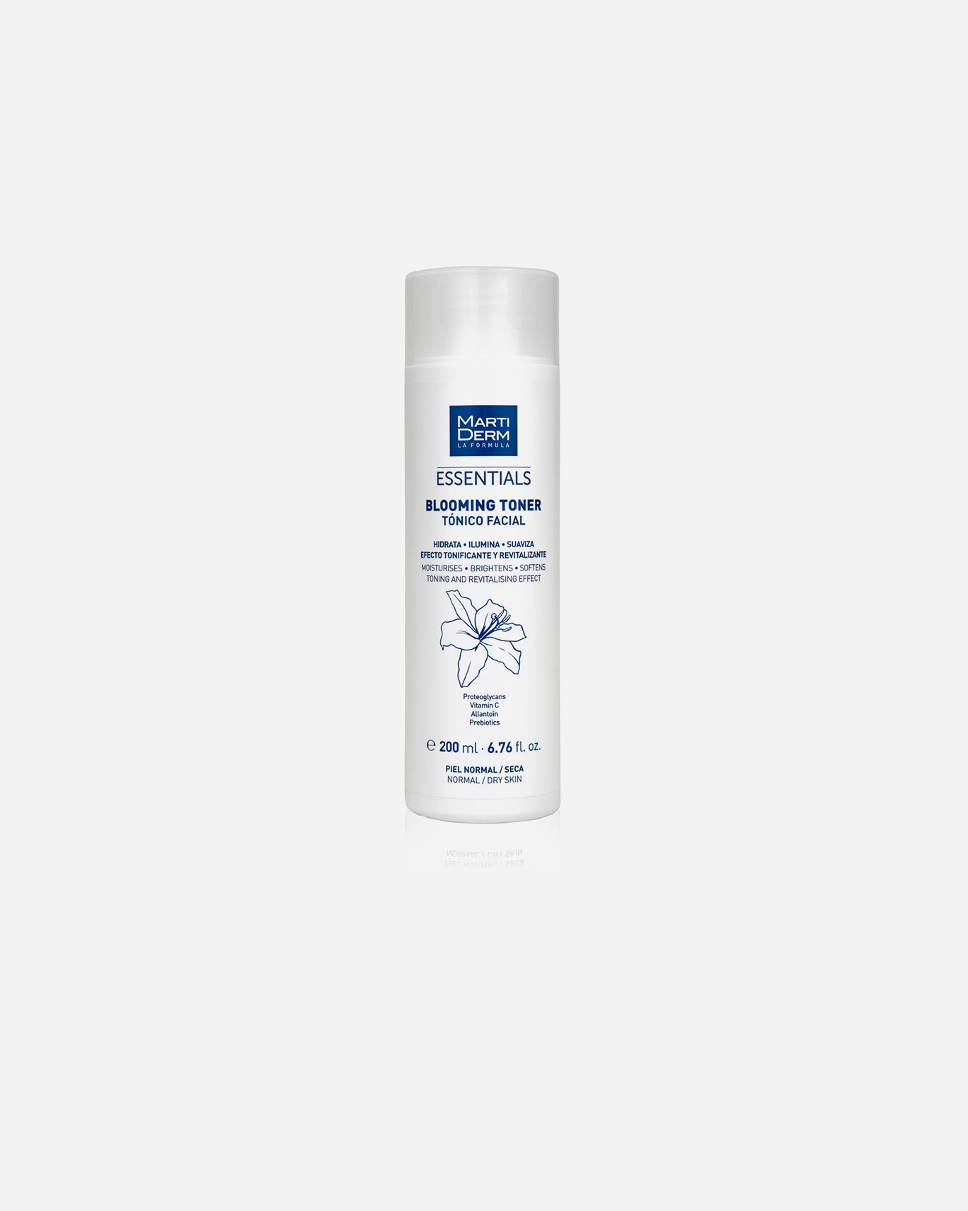 Tonik do twarzy dla Unisex Martiderm ESSENTIALS tonik do twarzy do skóry normalnej i suchej 200 ml