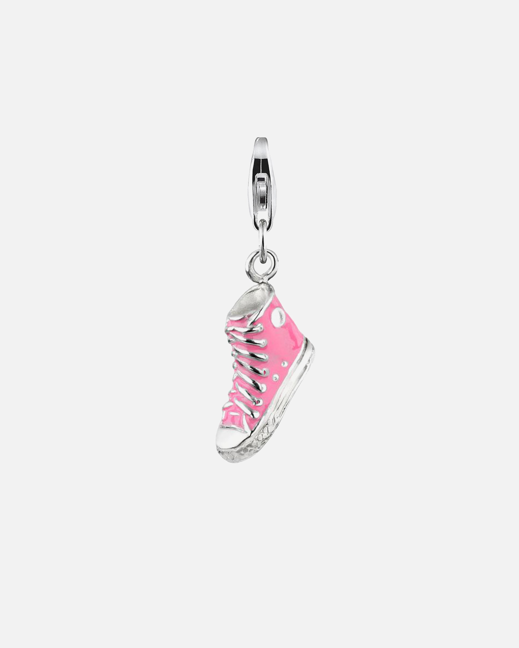 Zawieszka dla Kobieta Nenalina Anhänger Turnschuh Sneaker Emaille 925 Silber Różowy
