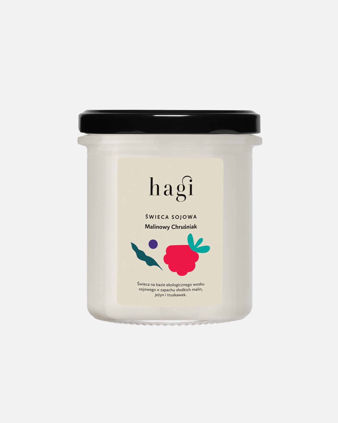 Świeca dla Unisex Hagi Cosmetics Małe świece sojowe 215 ml