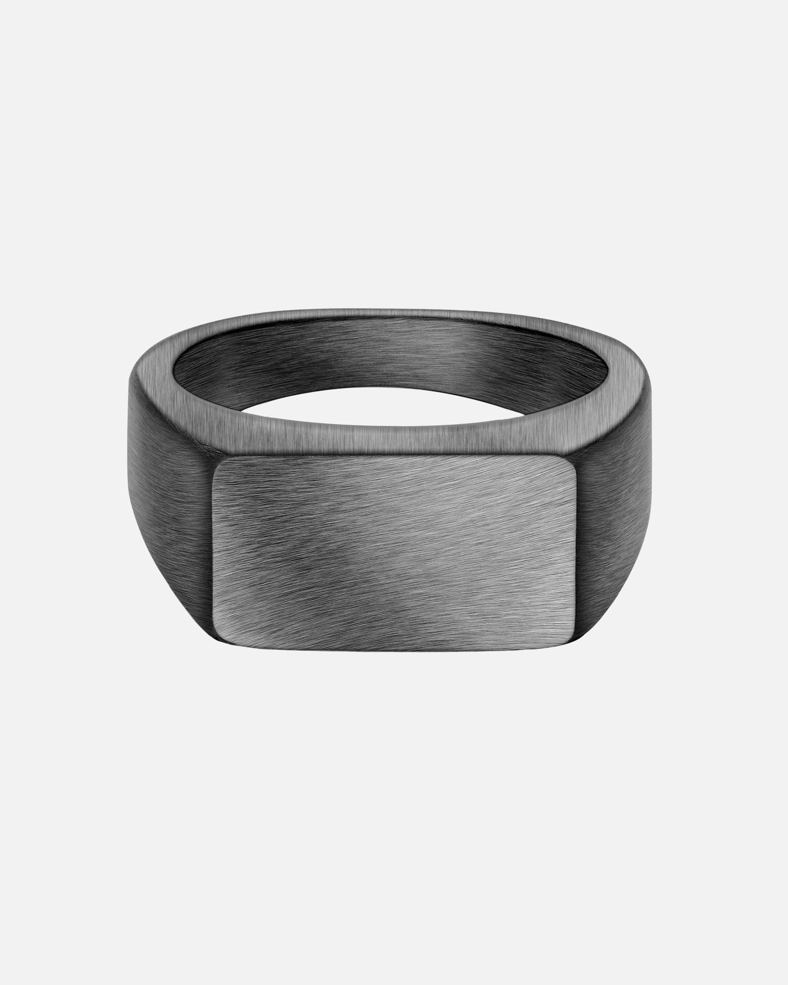 Pierścionek dla Mężczyzna True Rebels Pierscionek ze Stali Nierdzewnej w gunmetal 62
