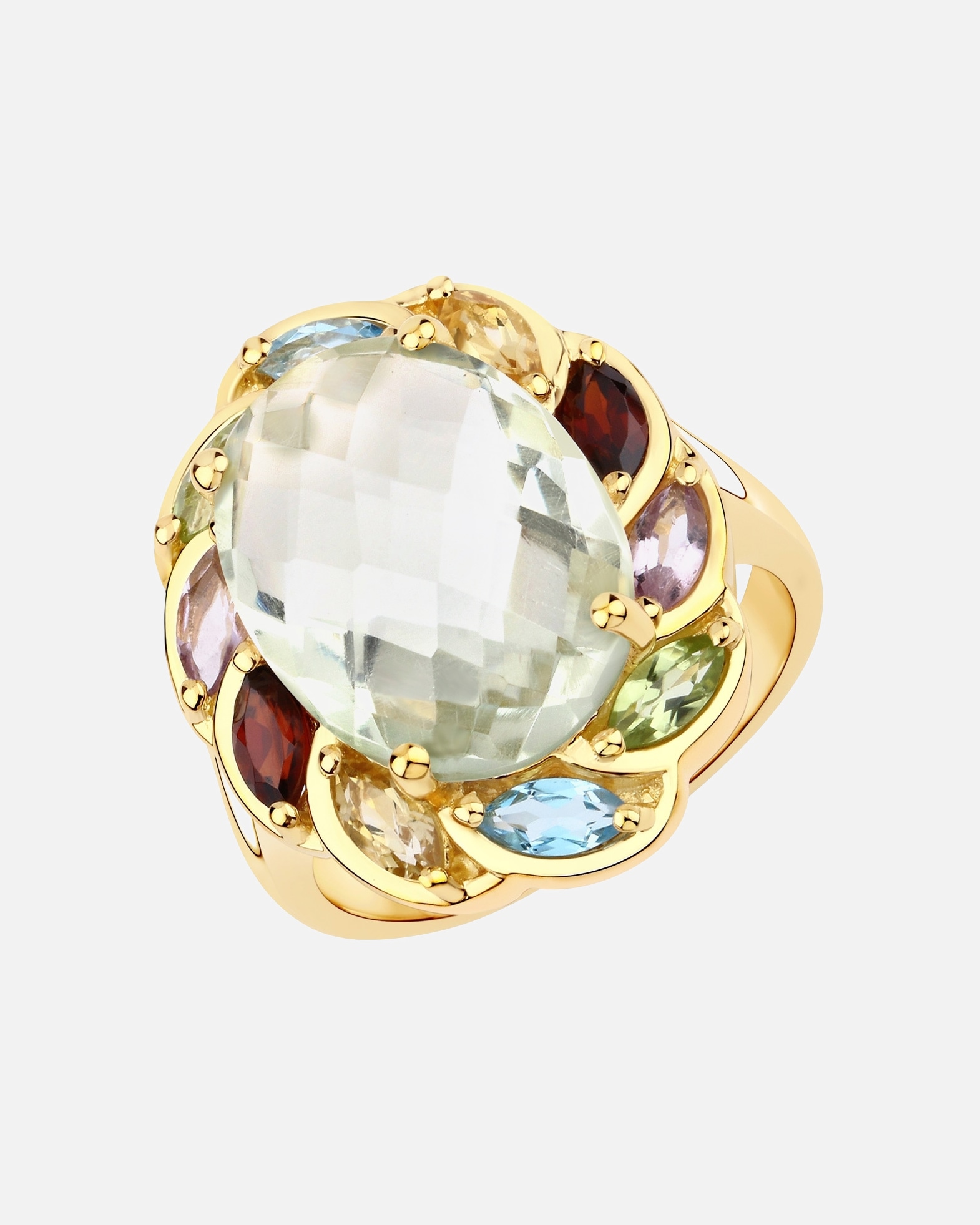 Pierścionek dla Kobieta Rafaela Donata Pierścionek Srebro wysokiej próby Żółte złoto 52