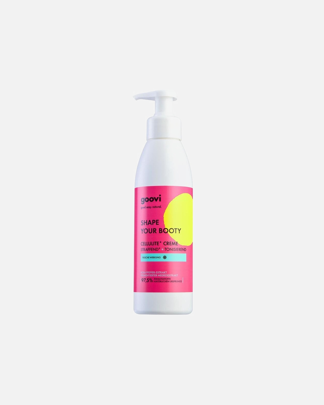 Pielęgnacja Anti-Cellulite dla Kobieta goovi Shape Your Booty Krem na cellulit z efektem chłodzącym 240 ml