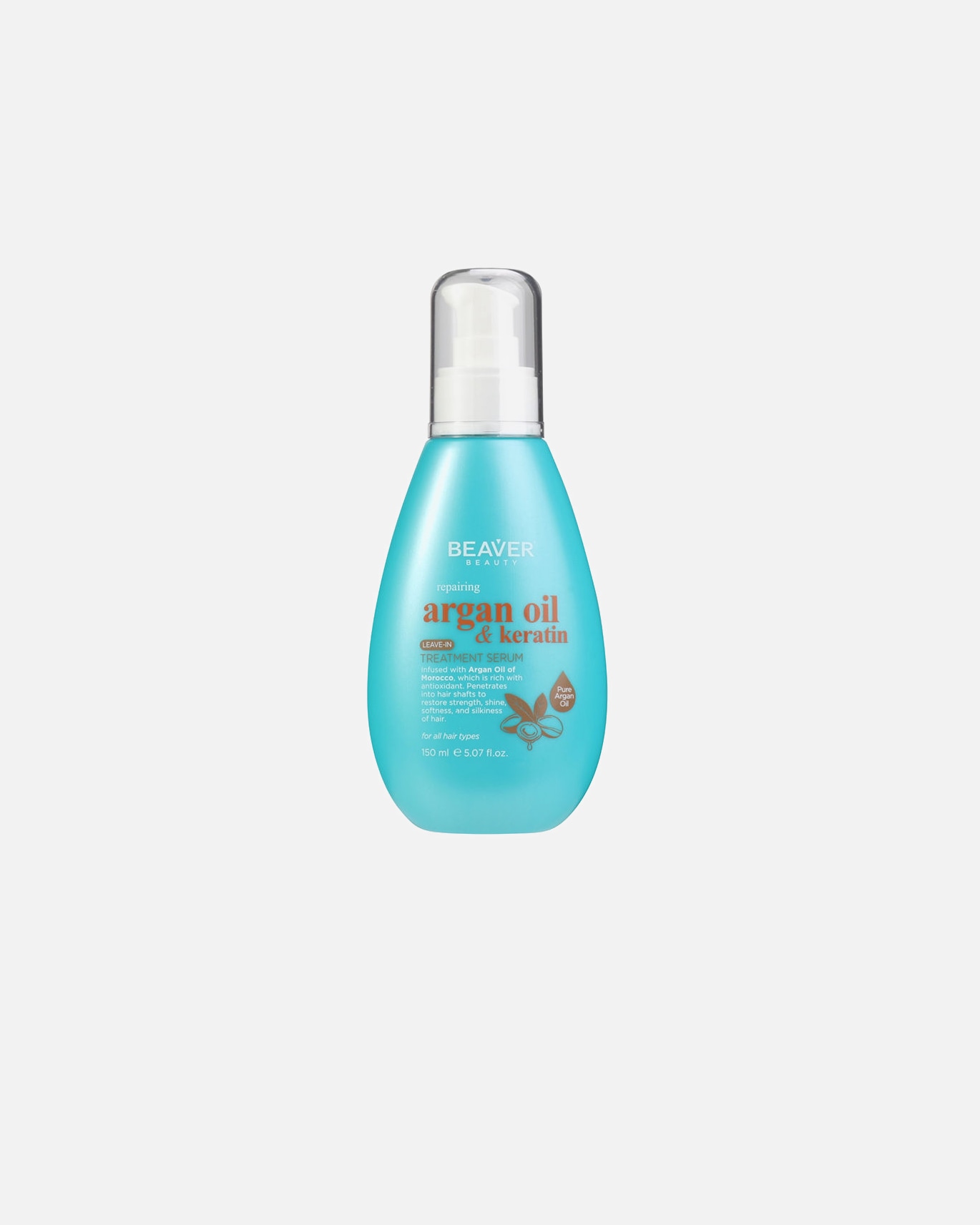Olejek do włosów dla Unisex Beaver Serum bez spłukiwania z olejkiem arginowym i keratyną 250 ml