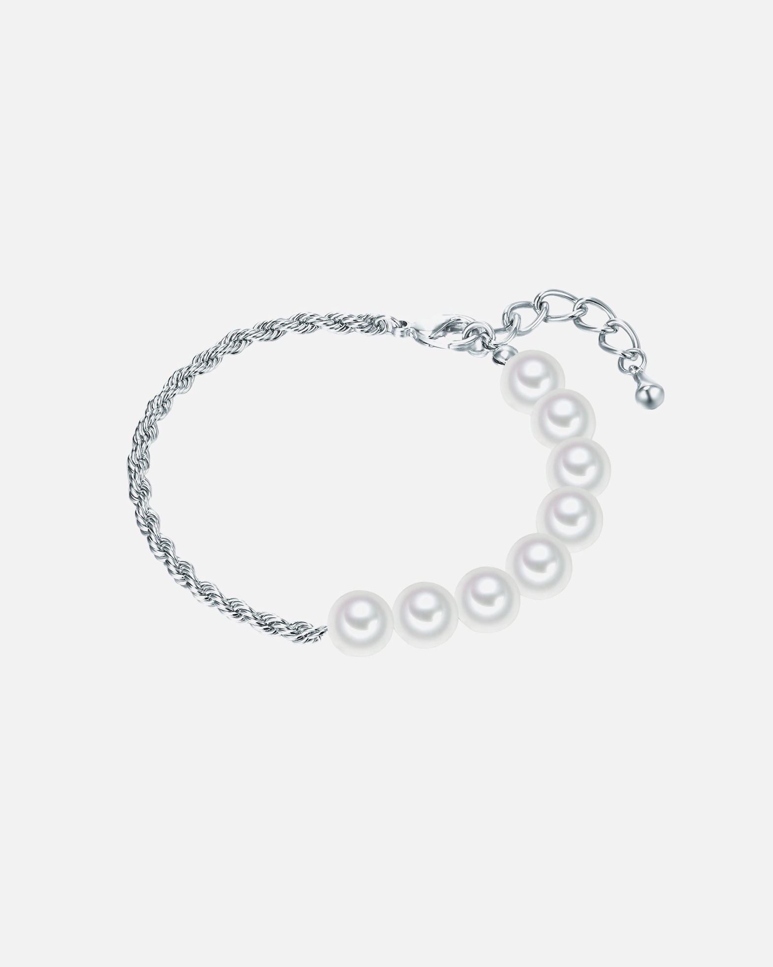 Bransoletka dla Kobieta Mosiadz Sztuczna perła 18,0 cm Basislänge + 3,0 cm Verlängerung