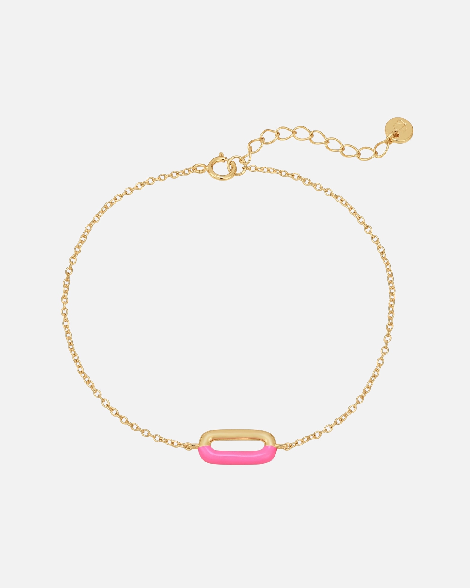 Bransoletka dla Kobieta Glanzstücke München Bransoletka Srebro wysokiej próby Żółte złoto 17,0 cm Basislänge + 3,0 cm Verlängerung