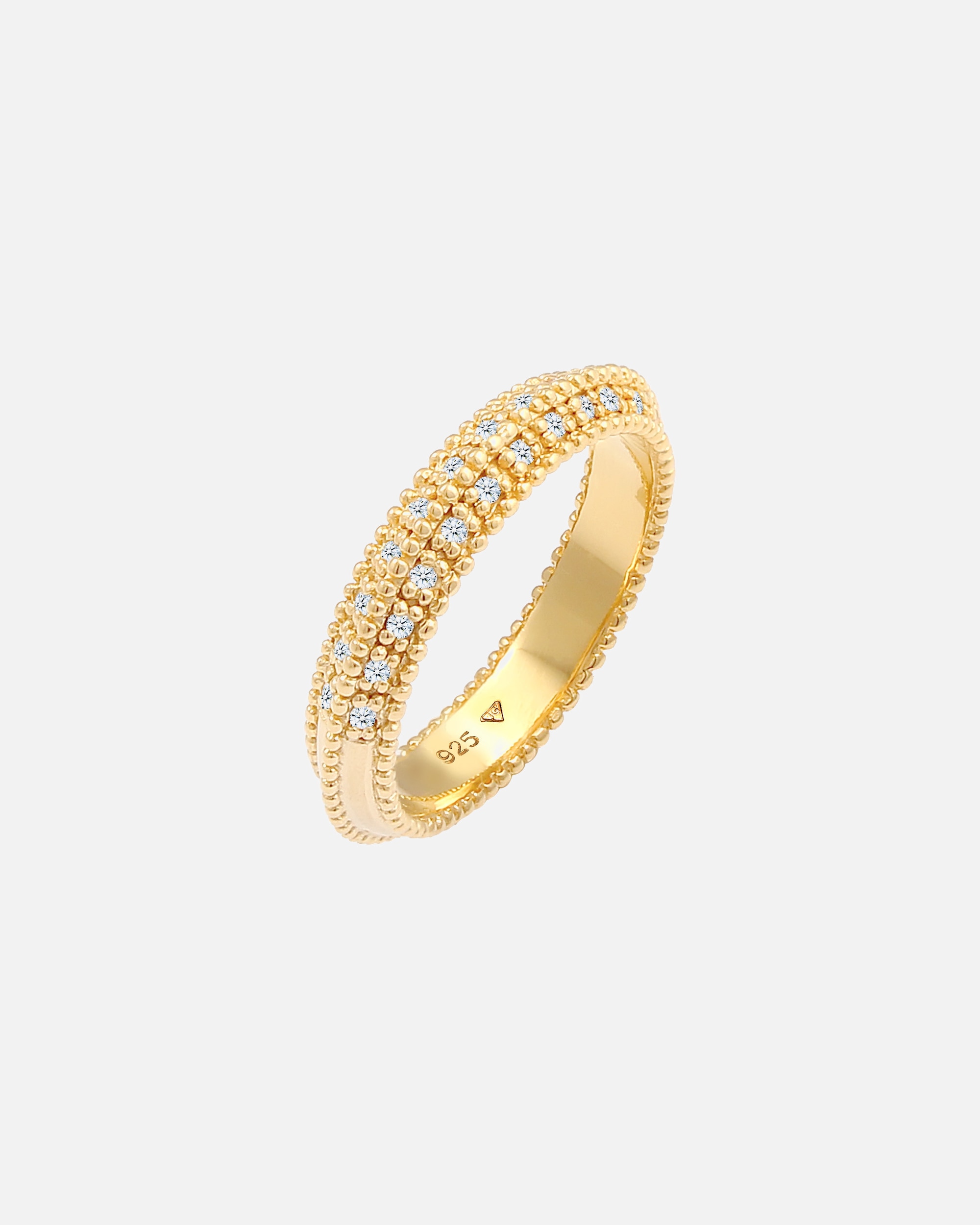 Pierścionek dla Kobieta Elli DIAMONDS Pierścionek zaręczynowy damski diament (0,12 ct.) w 925 Sterling Silver 54