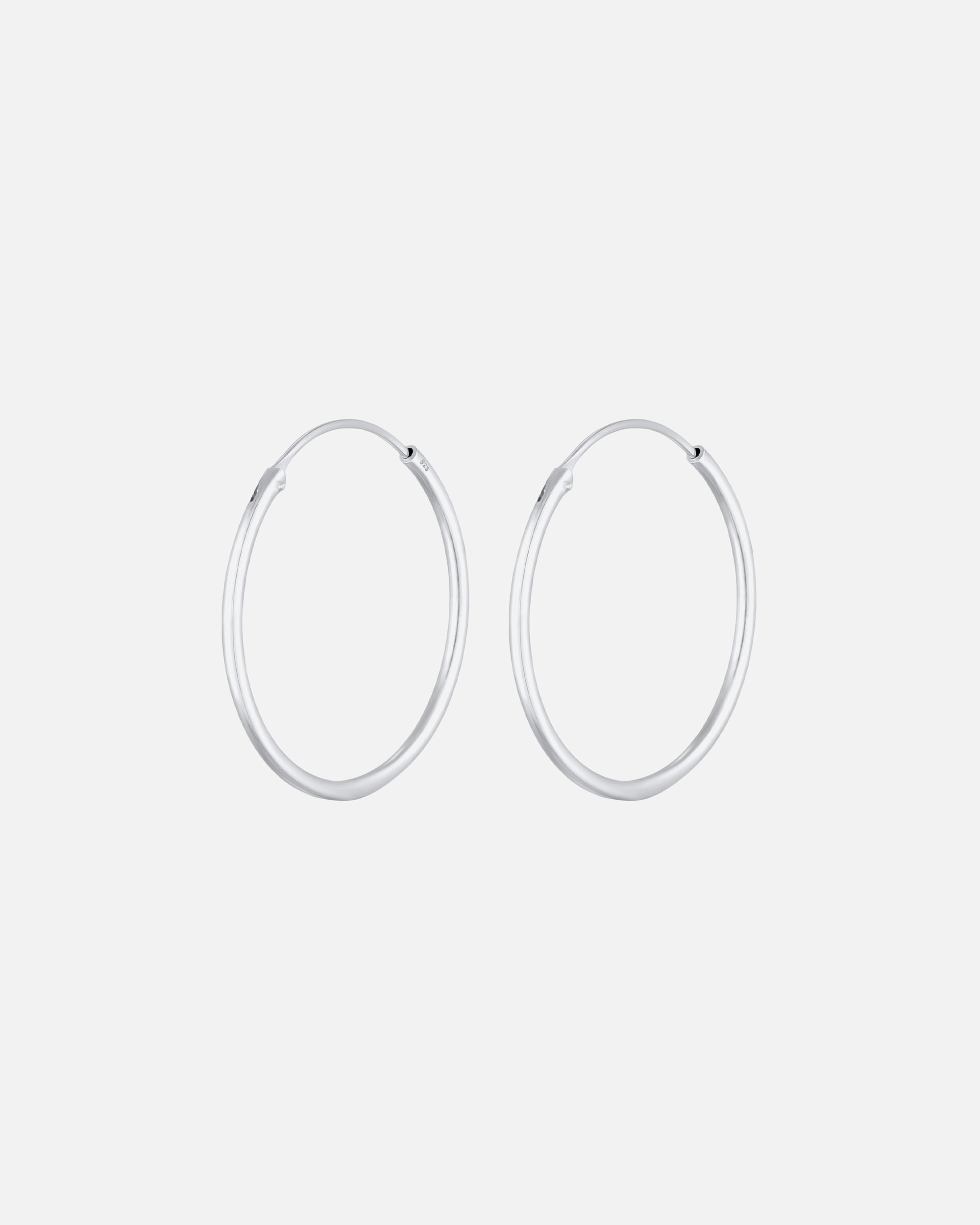 Kolczyki dla Kobieta Elli Damskie kolczyki kreole filigranowe Classic ze srebra próby 925 Sterling Silver silberfarben