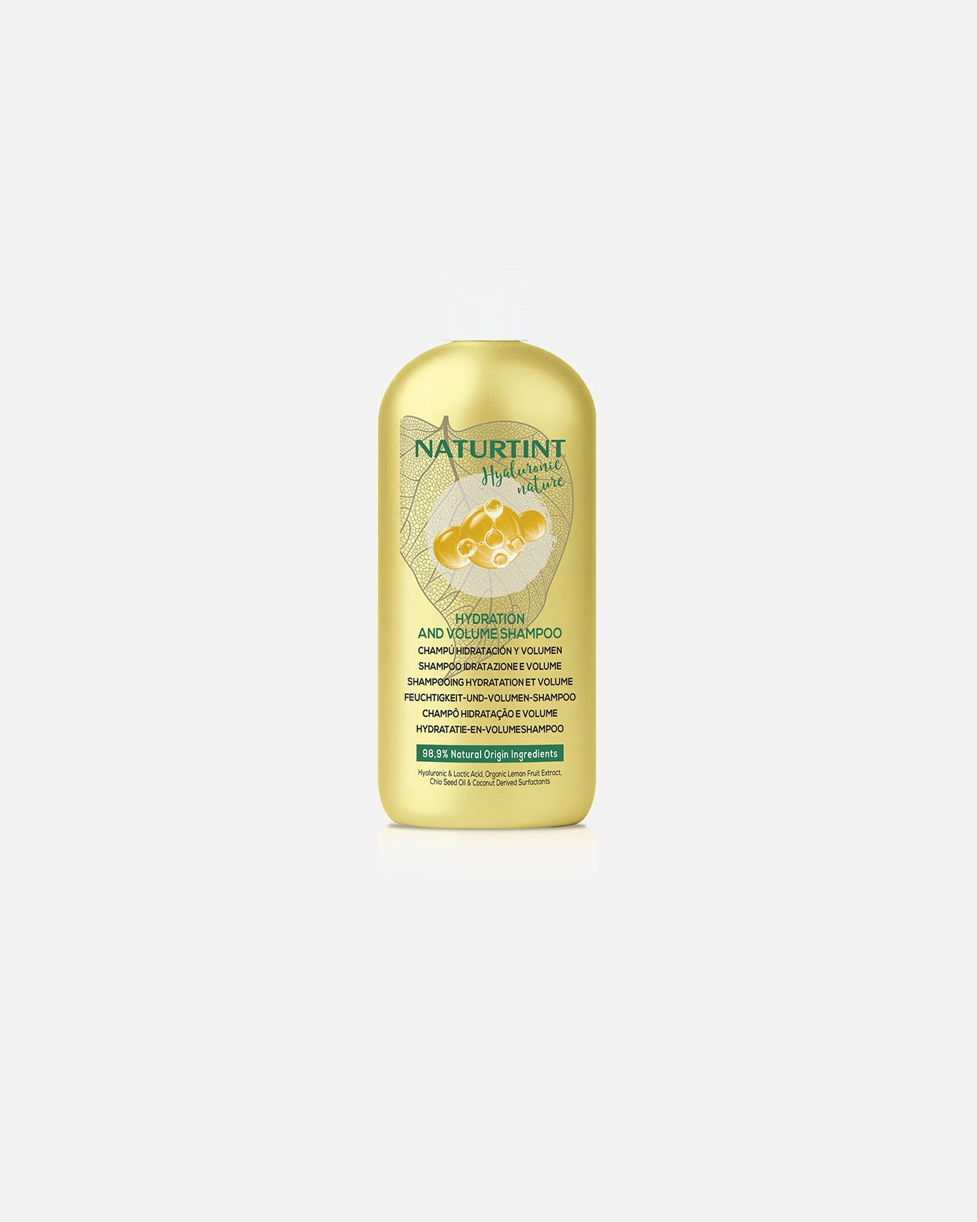 Szampon do włosów dla Unisex Naturtint Szampon HYALURONIC NATURE nawilżający i zwiększający objętość 330 ml