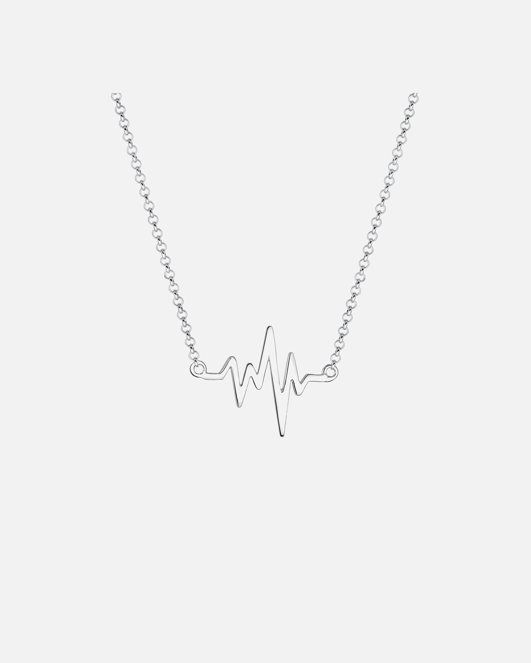 Naszyjnik dla Kobieta Elli Damski Heartbeat Love w srebrze próby 925 Sterling Silver silberfarben