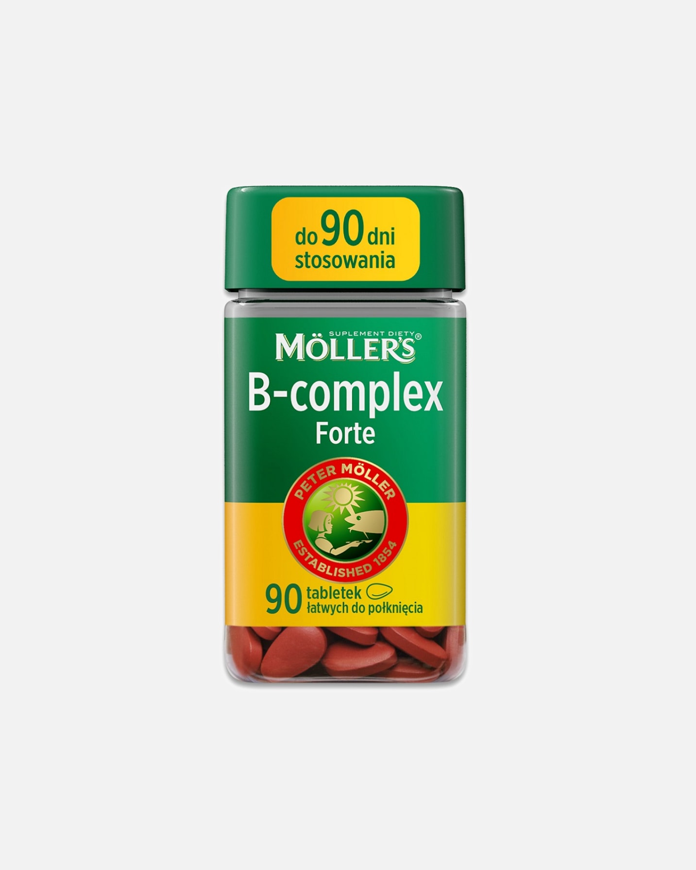 Witaminy dla Unisex MOLLER'S B-complex Forte 90 szt