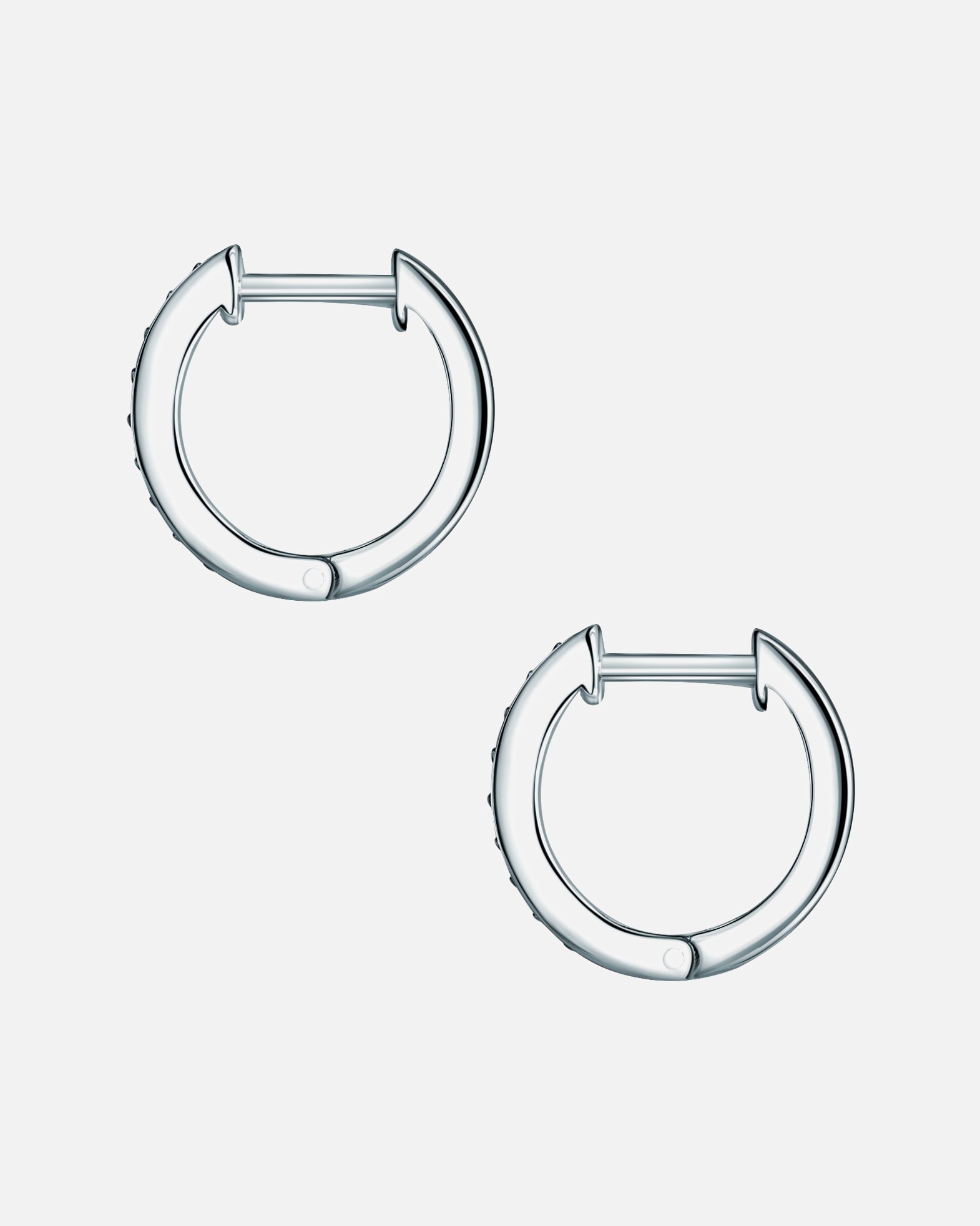Obrączki dla Kobieta Rafaela Donata Srebrne kolczyki kreole srebro wysokiej próby Cyrkonia srebrny 15,0 mm