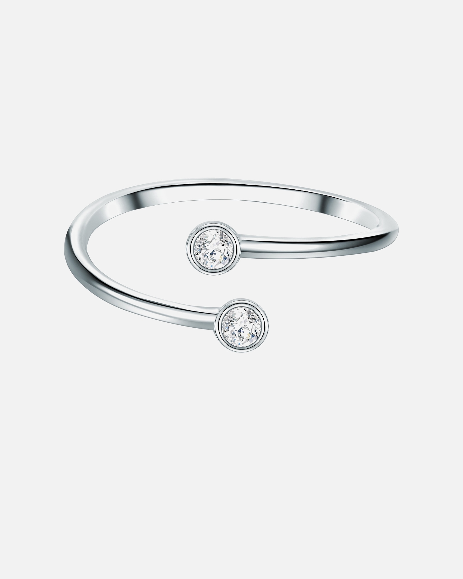 Pierścionek dla Kobieta Srebrny pierścionek srebro wysokiej próby Cyrkonia srebrny 56