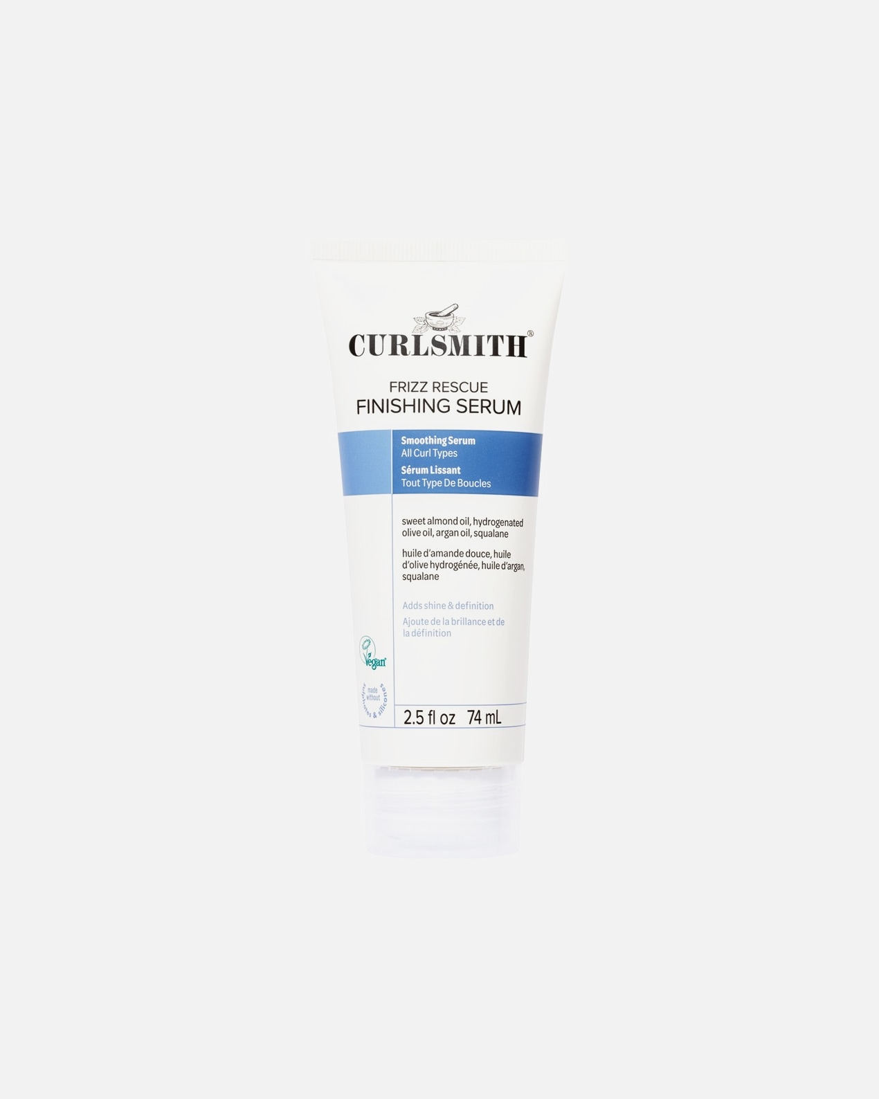 Serum do włosów dla Unisex Curlsmith Default Brand Line Frizz Rescue Finishing Serum 74 ml