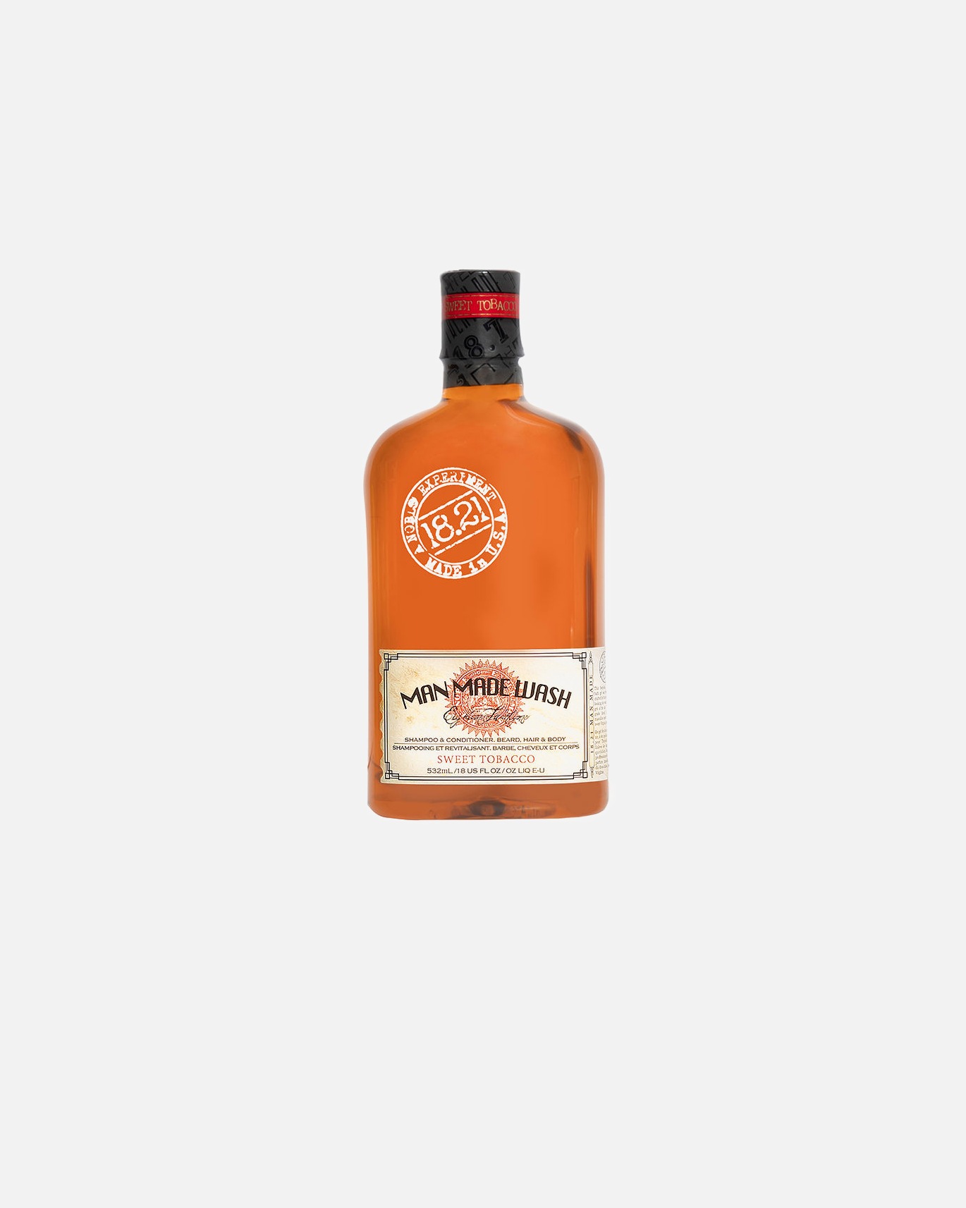 Szampon do włosów dla Unisex 18.21 Man Made Szampon żelowy MAN MADE WASH 3 w 1 słodki tytoń 473 ml