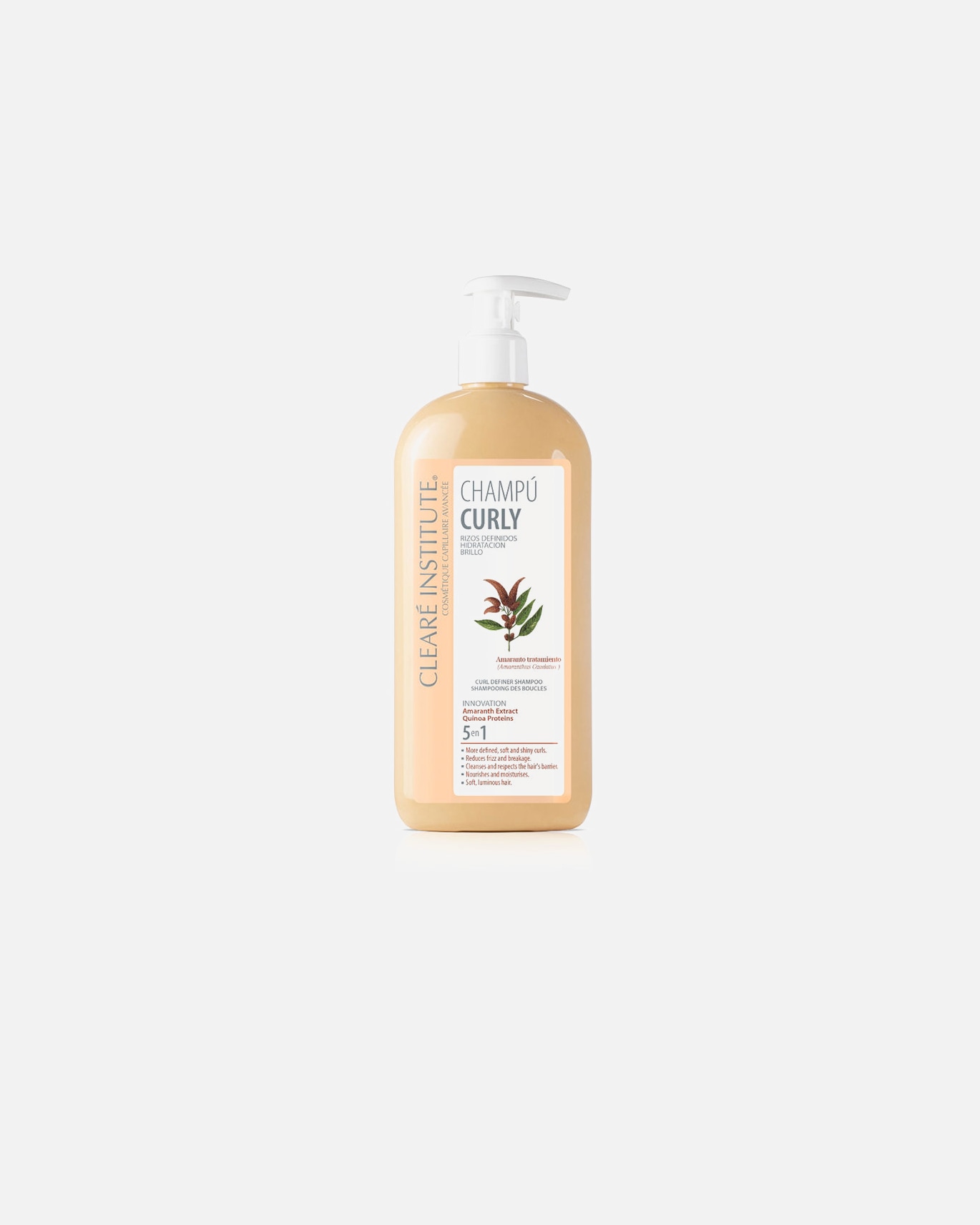 Szampon do włosów dla Unisex Clearé Institute SZAMPON DO CURLY definiuje loki i nawilża połysk 400 ml