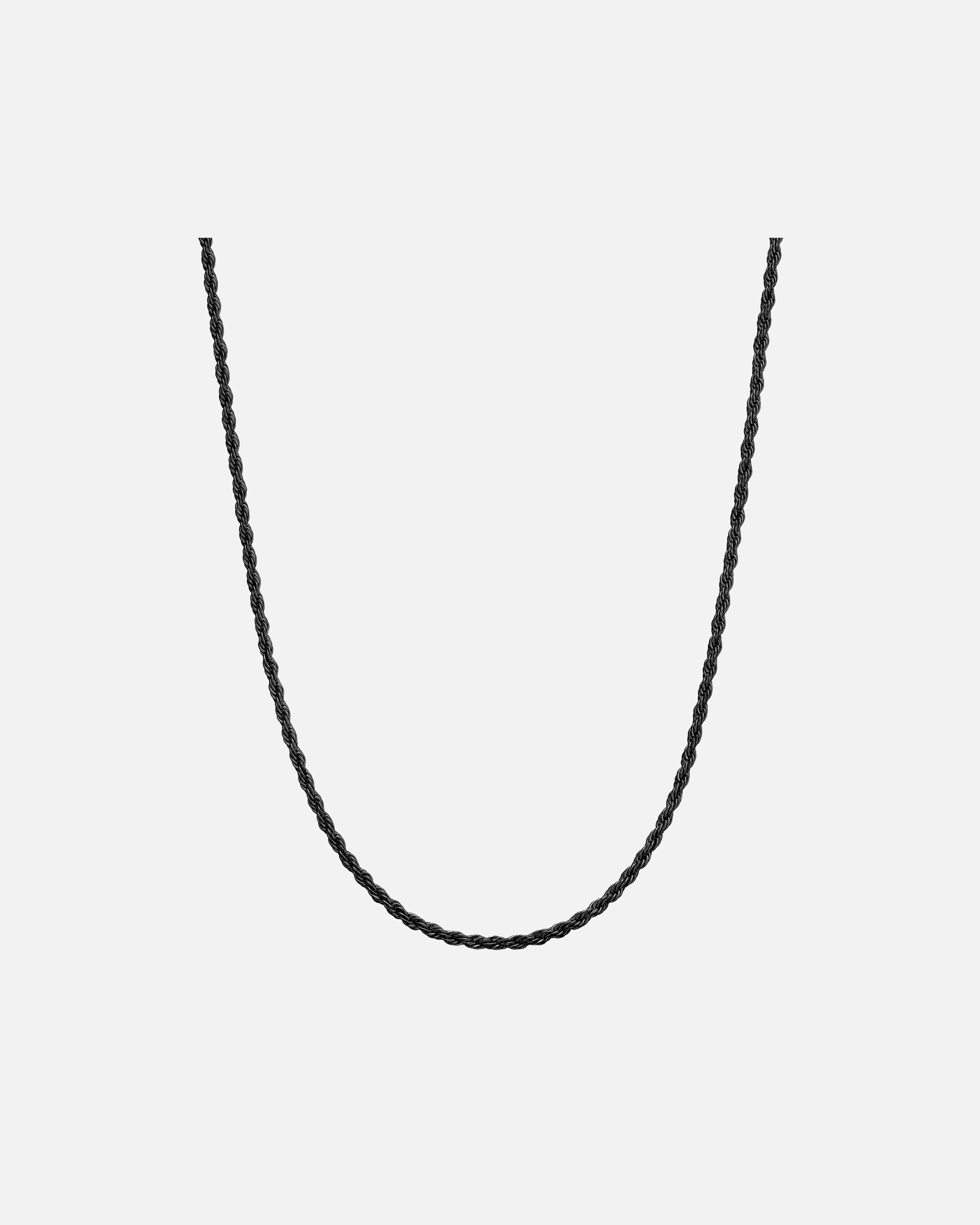 Naszyjnik dla Mężczyzna True Rebels Naszyjnik ze stali nierdzewnej w czerni 50 cm