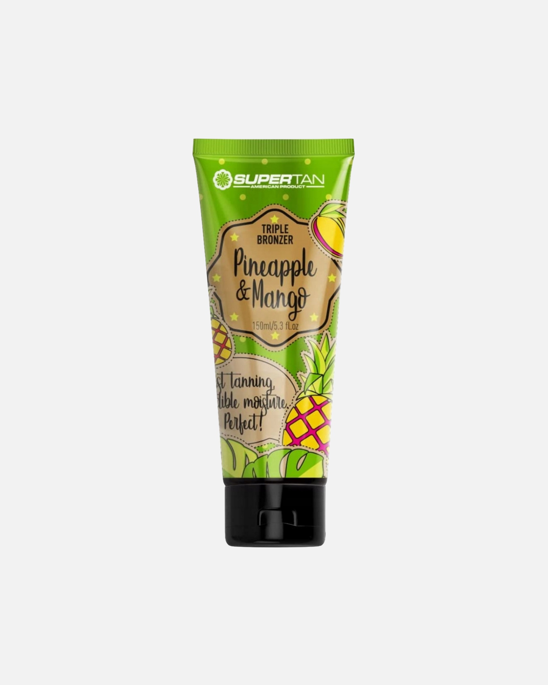 Samoopalacz dla Unisex Supertan Default Brand Line Bronzer z przyspieszaczem do opalania o zapachu ananasa i mango 150 ml