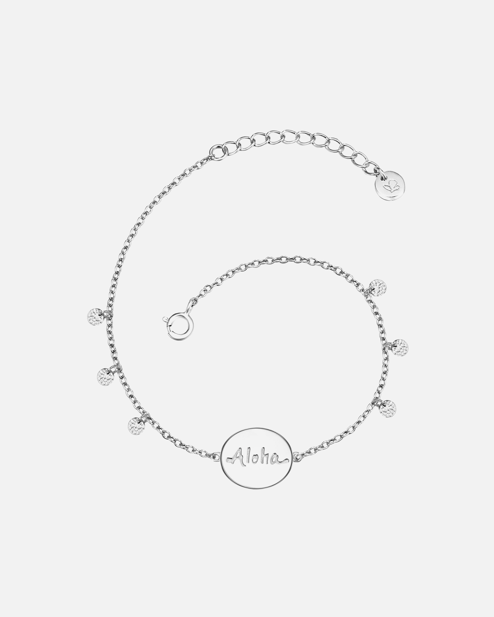 Bransoletka dla Kobieta Glanzstücke München Srebrna bransoleta Aloha srebro wysokiej próby srebrny 17,0 cm Basislänge + 3,0 cm Verlängerung