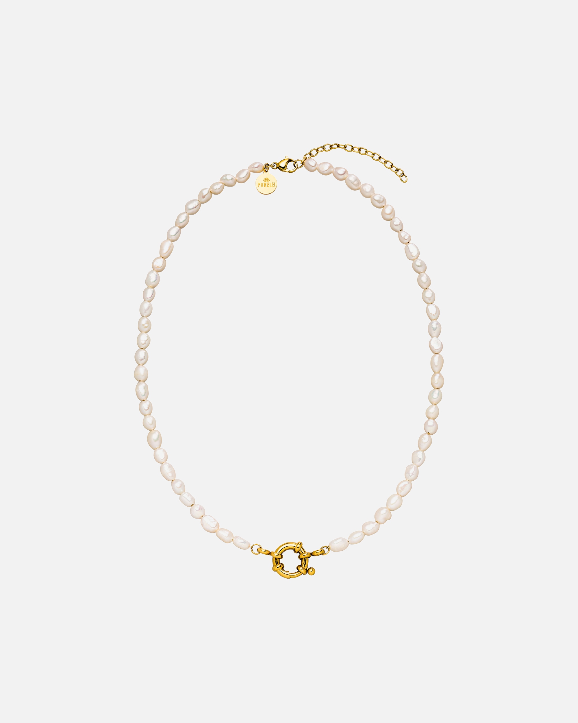 Naszyjnik dla Kobieta Purelei Naszyjnik Pearl Charm Złoto