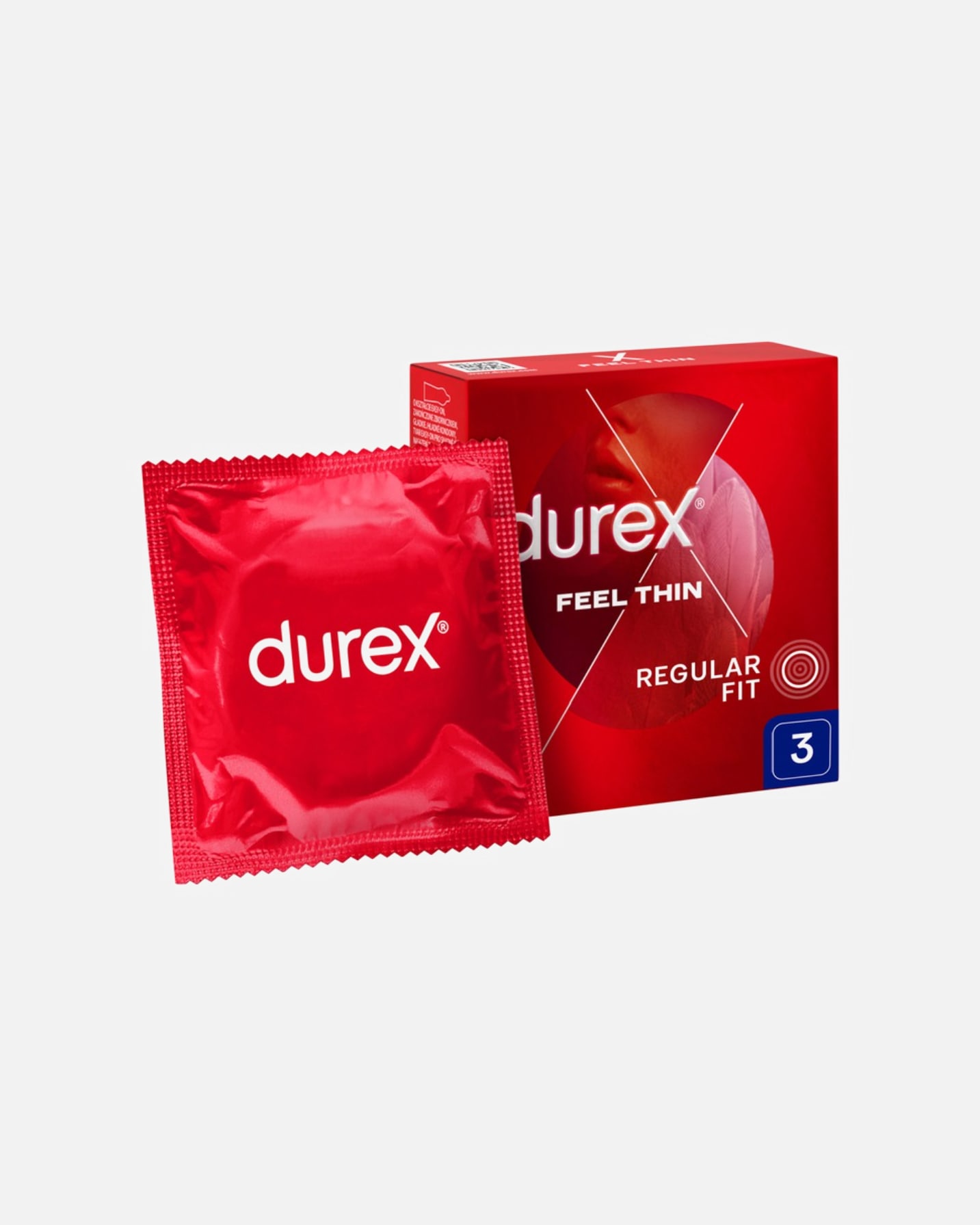 Prezerwatywa dla Mężczyzna Durex Feel Thin Classic 3 szt