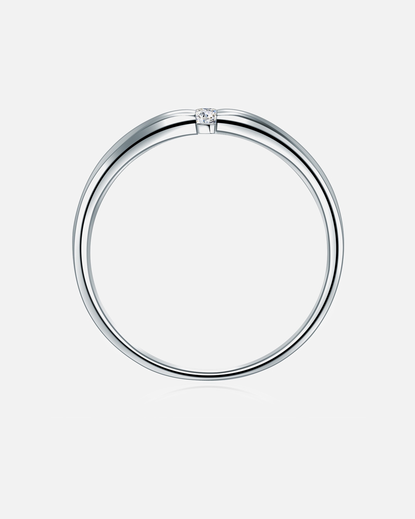 Pierścionek dla Kobieta Trilani Srebrny pierścionek srebro wysokiej próby Topaz srebrny 60