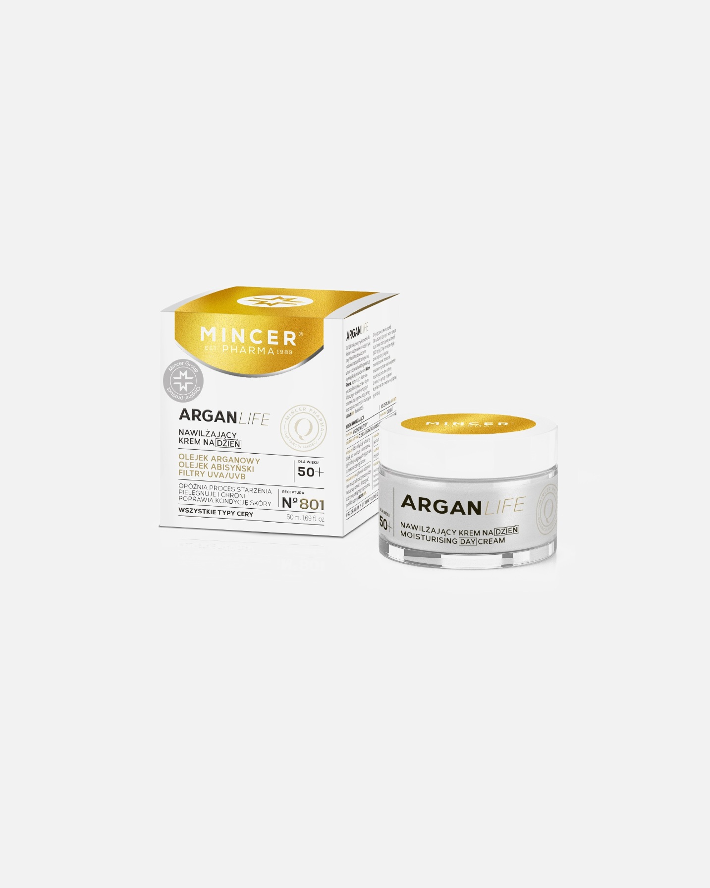 Krem do twarzy dla Kobieta Mincer ArganLife 50 ml
