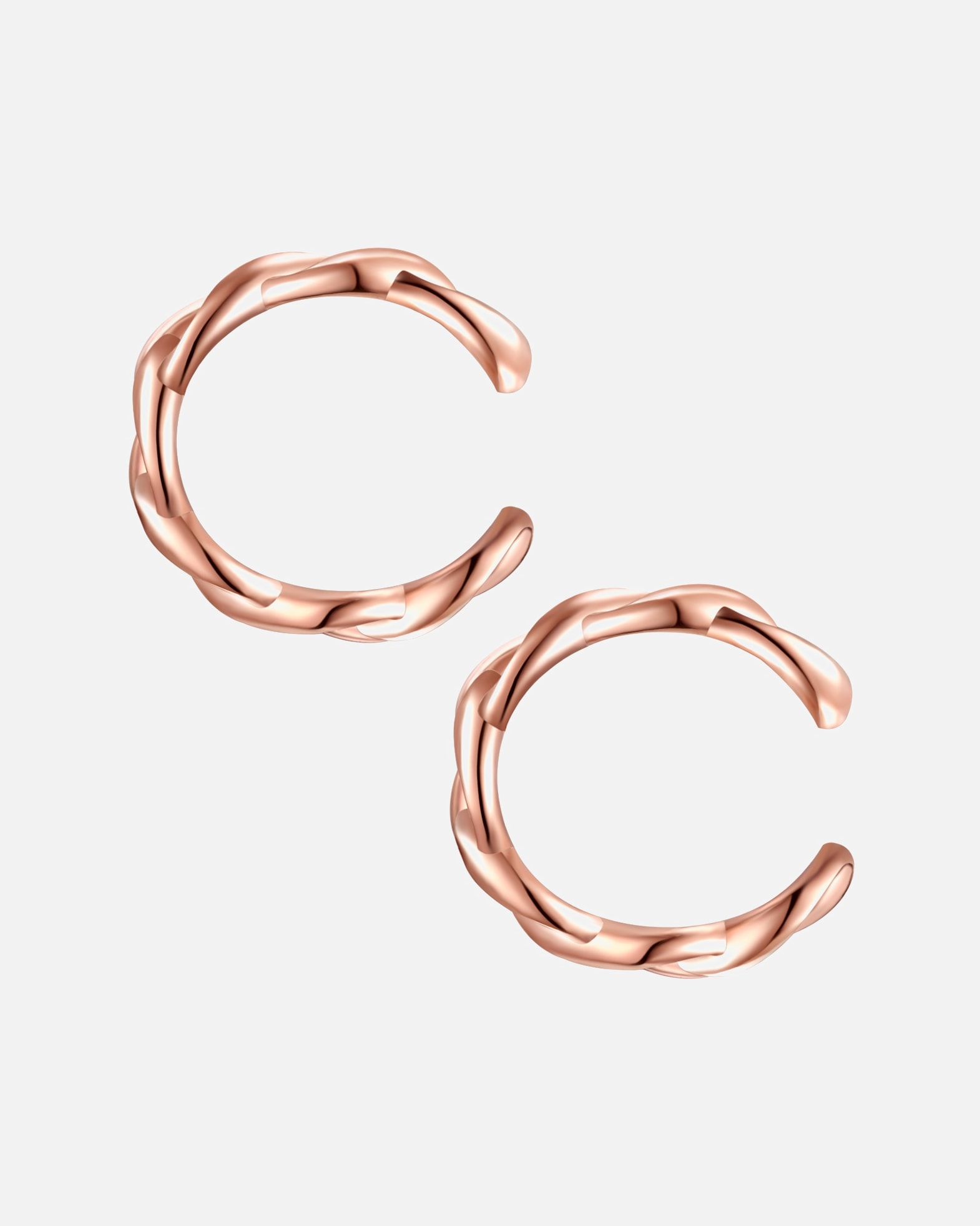 Kolczyki dla Kobieta Lulu & Jane Kolczyki Mosiadz Różowy złoty 11,0 mm