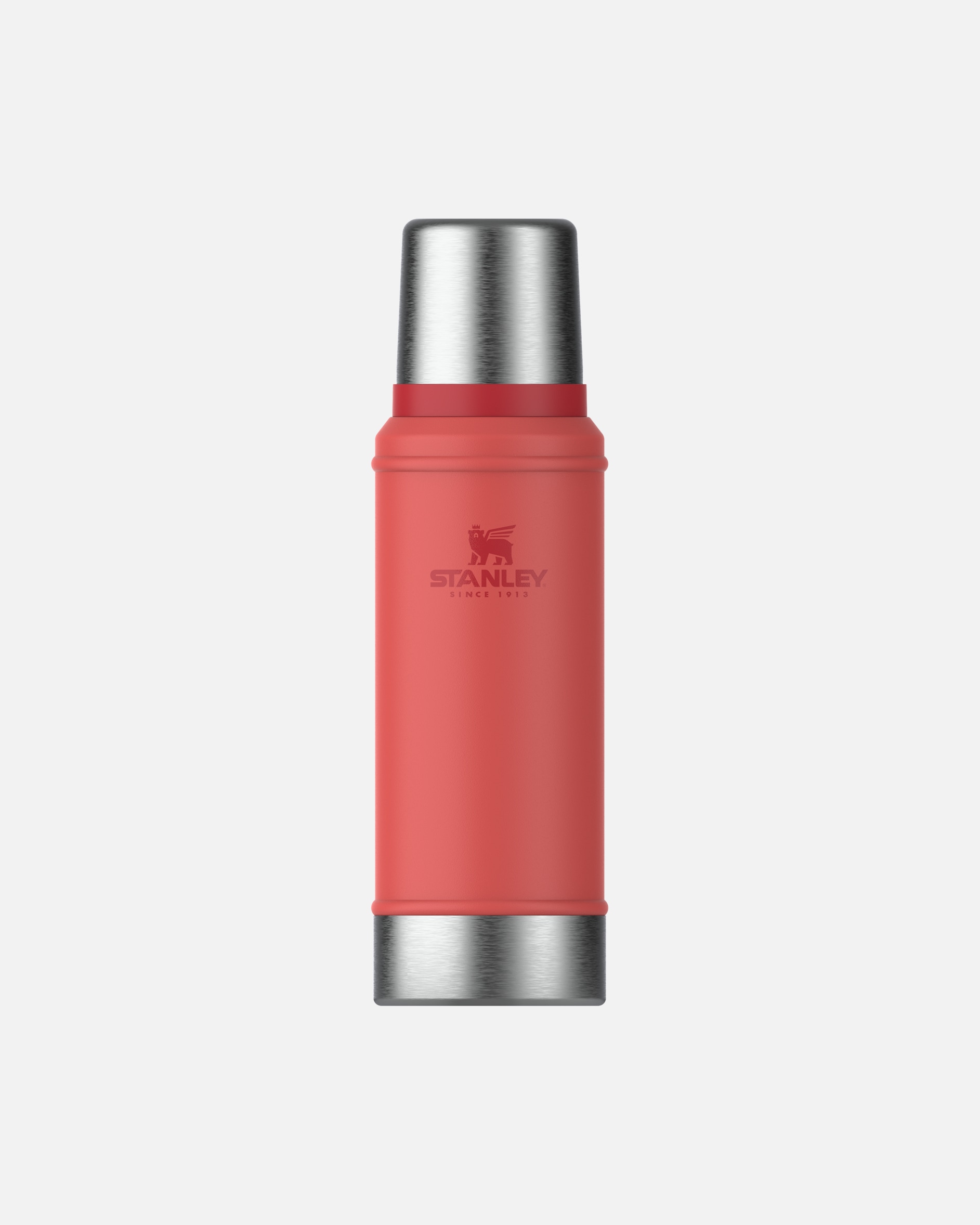 Bidon dla Unisex Stanley 1913 Izolowany próżniowo termos - 0,75L - CLASSIC LEGENDARY BOTTLE Hot Coral