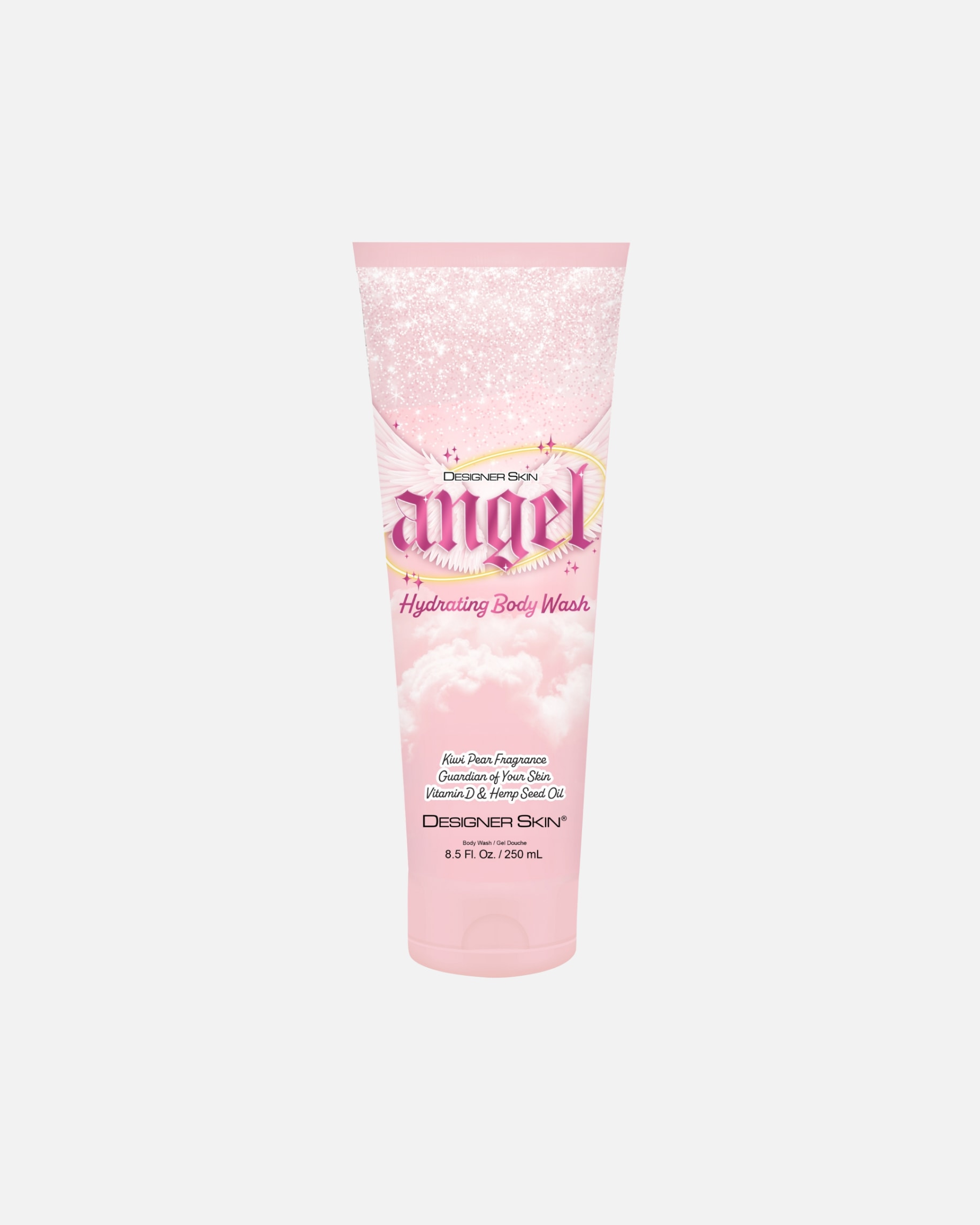 Żel pod prysznic dla Unisex Designer Skin Default Brand Line Angel żel pod prysznic z olejem konopnym i przeciwstarzeniową formułą 250 ml